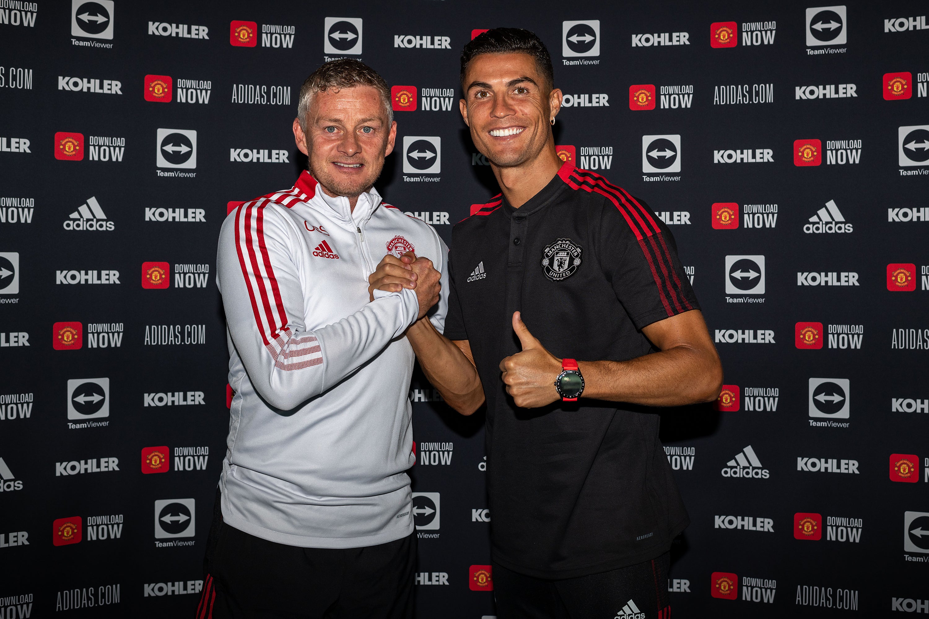 Former United teammate Ole Gunnar Solskjaer is now Ronaldo’s manager at Old Trafford