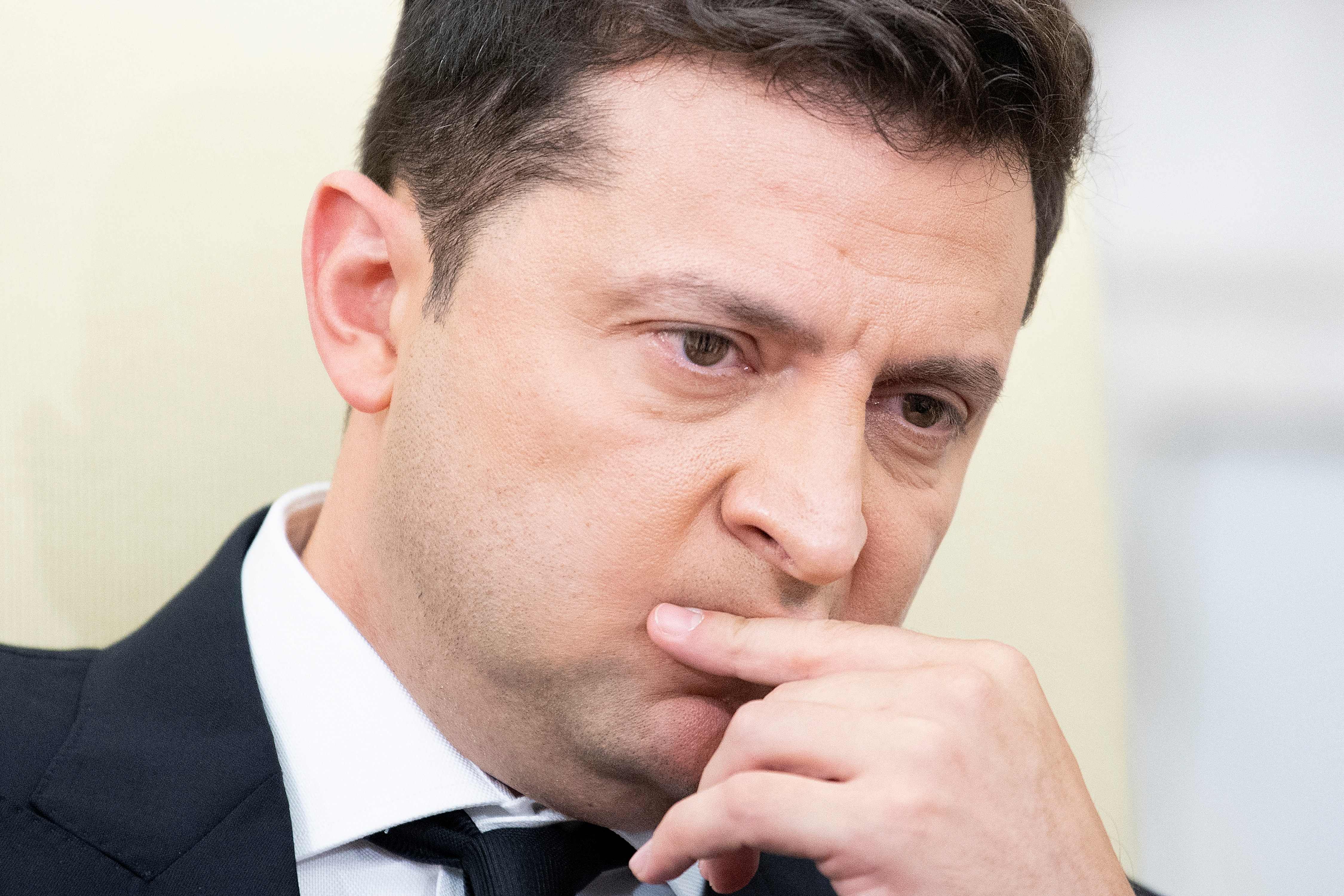 Ukraine's president Volodymyr Zelensky