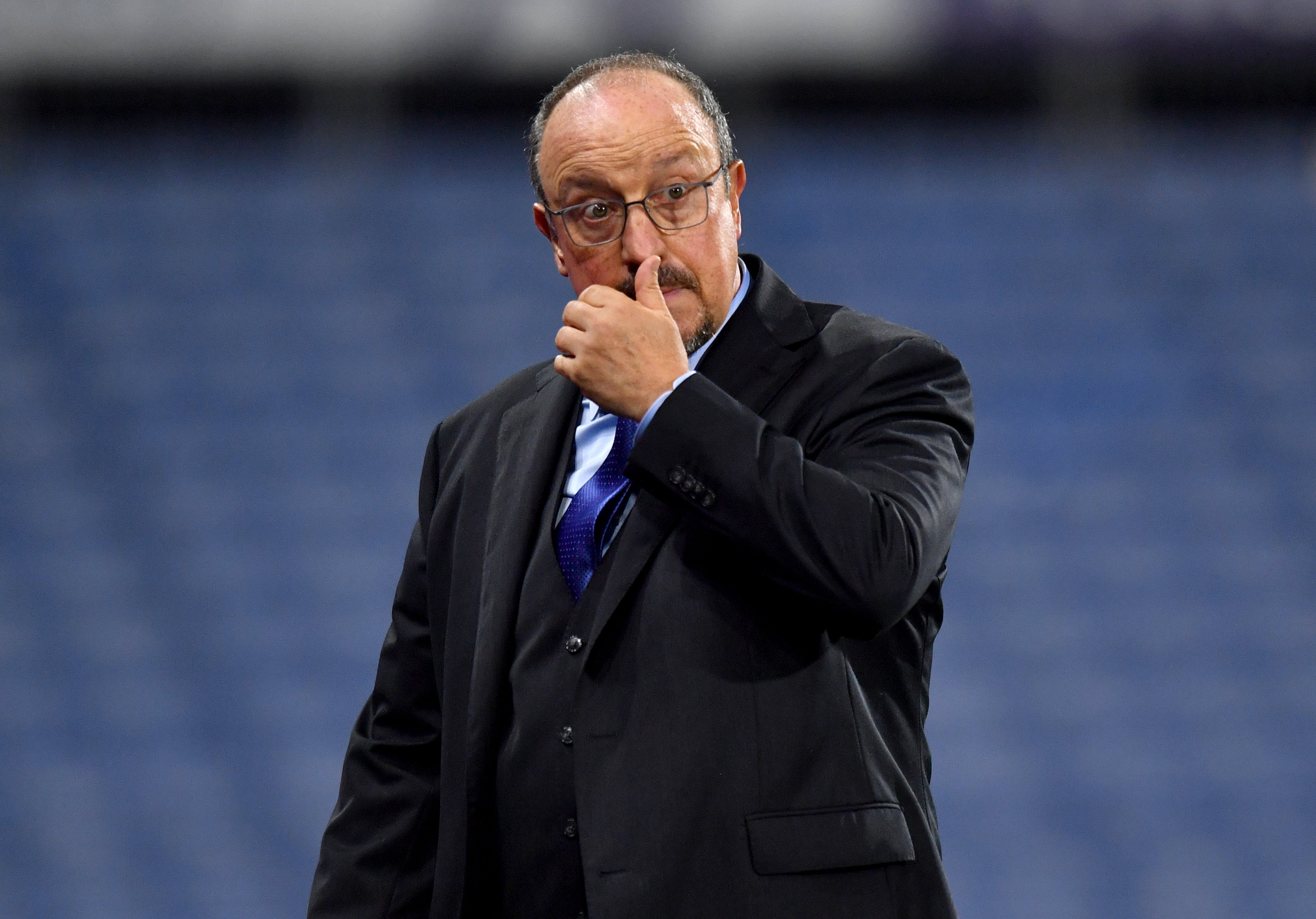 Everton manager Rafael Benitez admits he did not expect financial restrictions to affect his summer transfer business as much as it did (Anthony Devlin/PA)