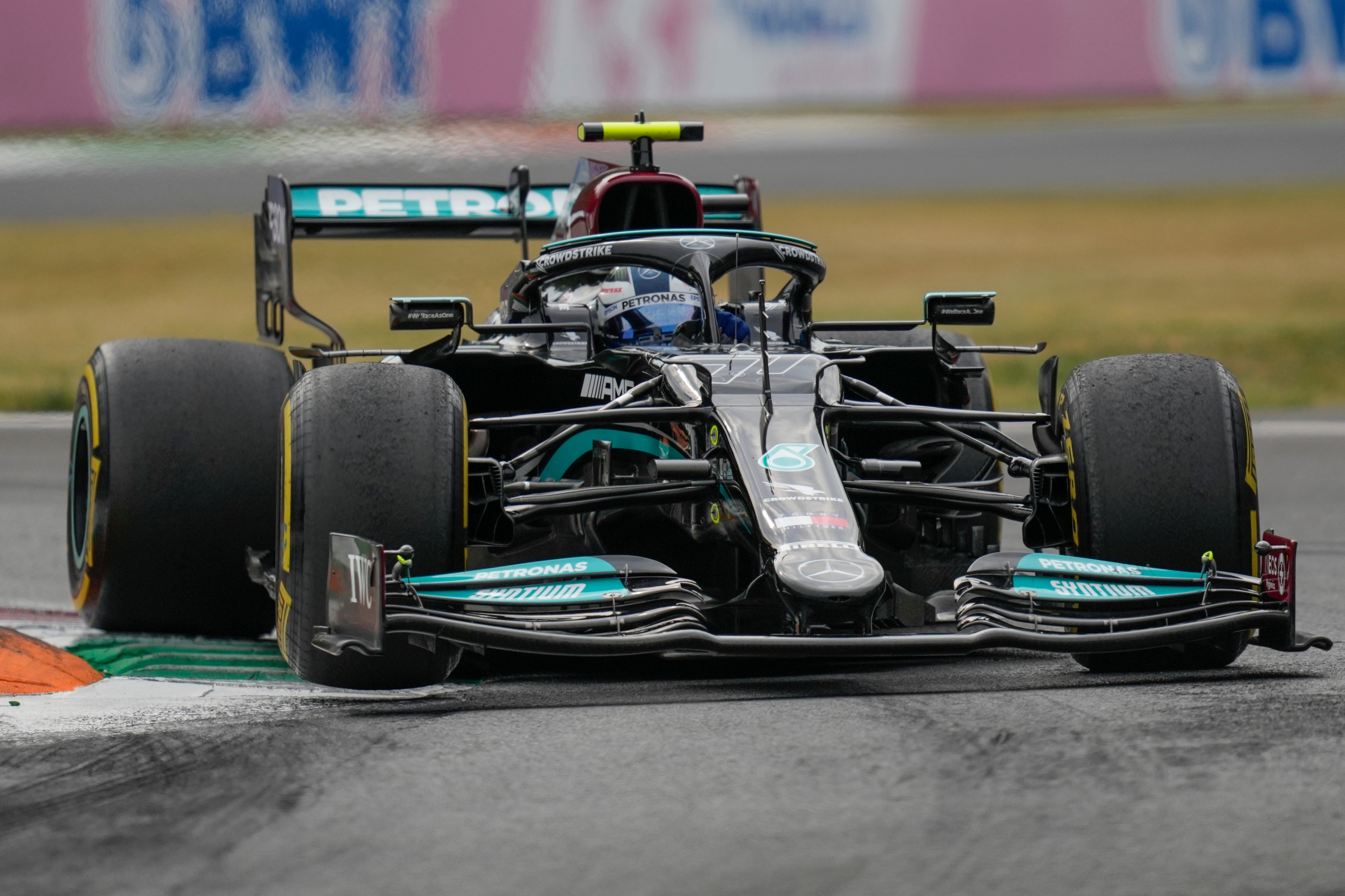 Valtteri Bottas qualified fastest at Monza (Antonio Calanni/AP)