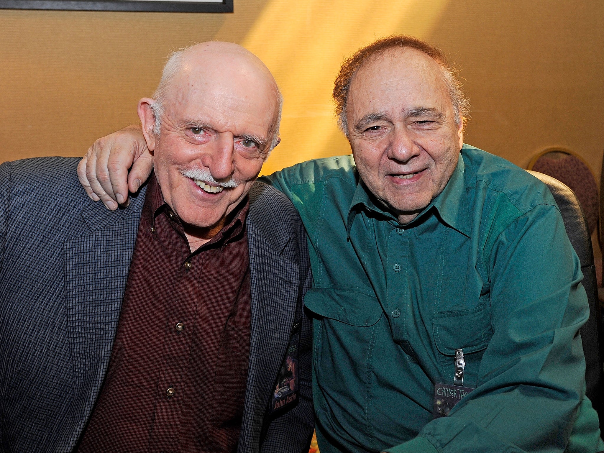 With John ‘Gomez Addams’ Astin at the 2012 Chiller Theatre expo at the Parsippany Hilton, New Jersey