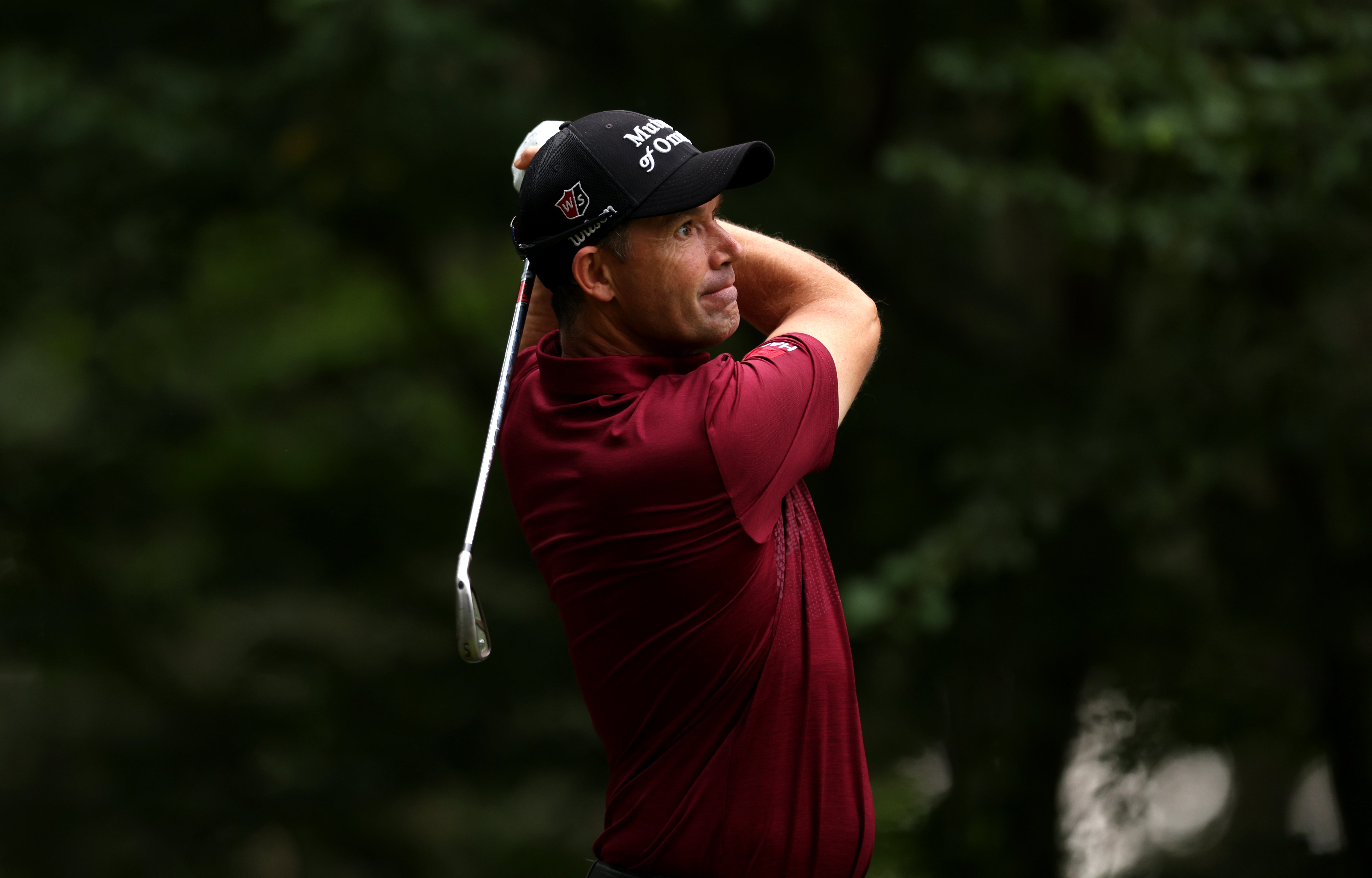 Ireland’s Padraig Harrington on the fifth tee during day two of the BMW PGA Championship at Wentworth (Steven Paston/PA)