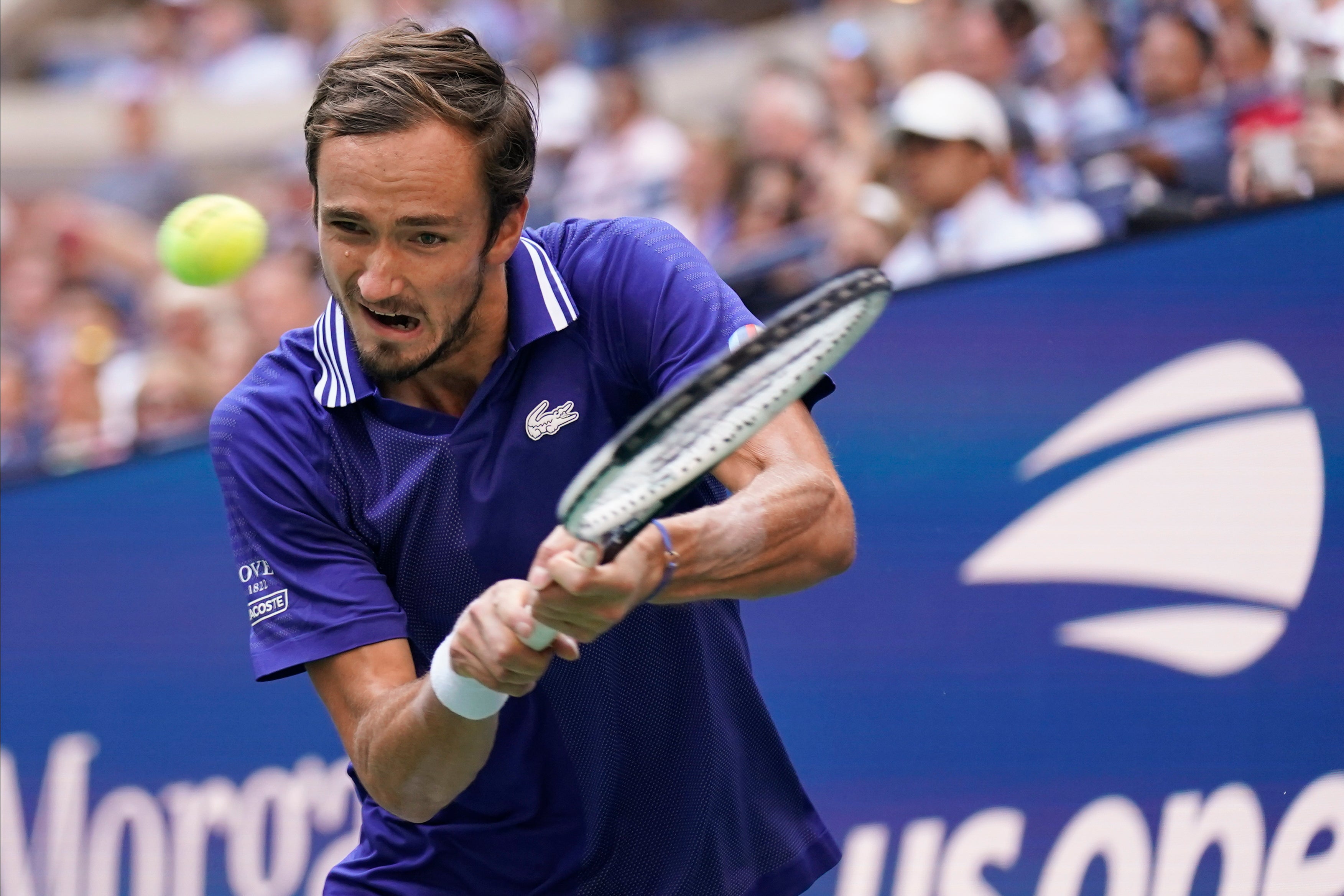 Daniil Medvedev got the better of Felix Auger-Aliassime (Seth Wenig/AP)