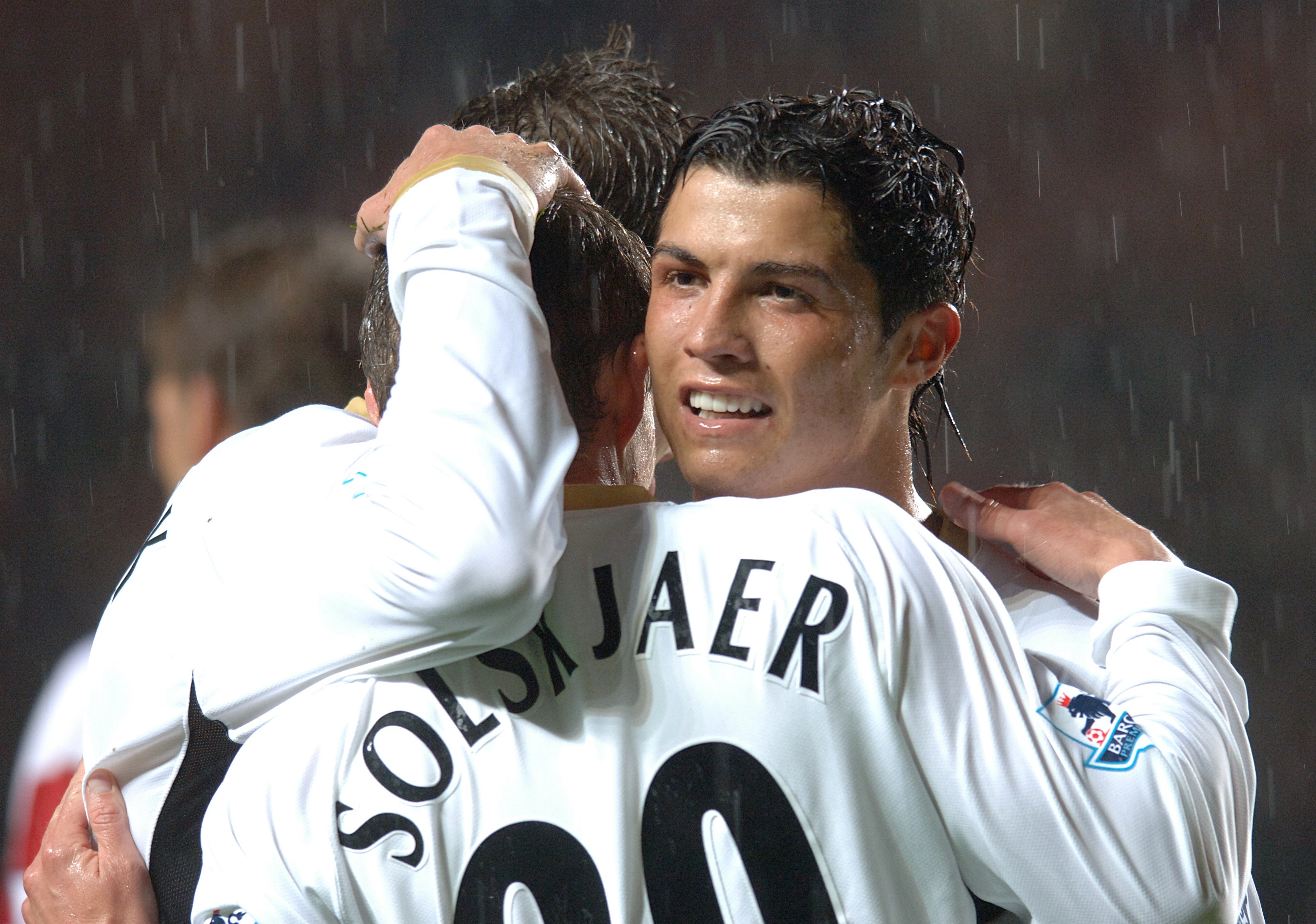 Ole Gunnar Solskjaer and Cristiano Ronaldo were United team-mates (Sean Dempsey/PA)