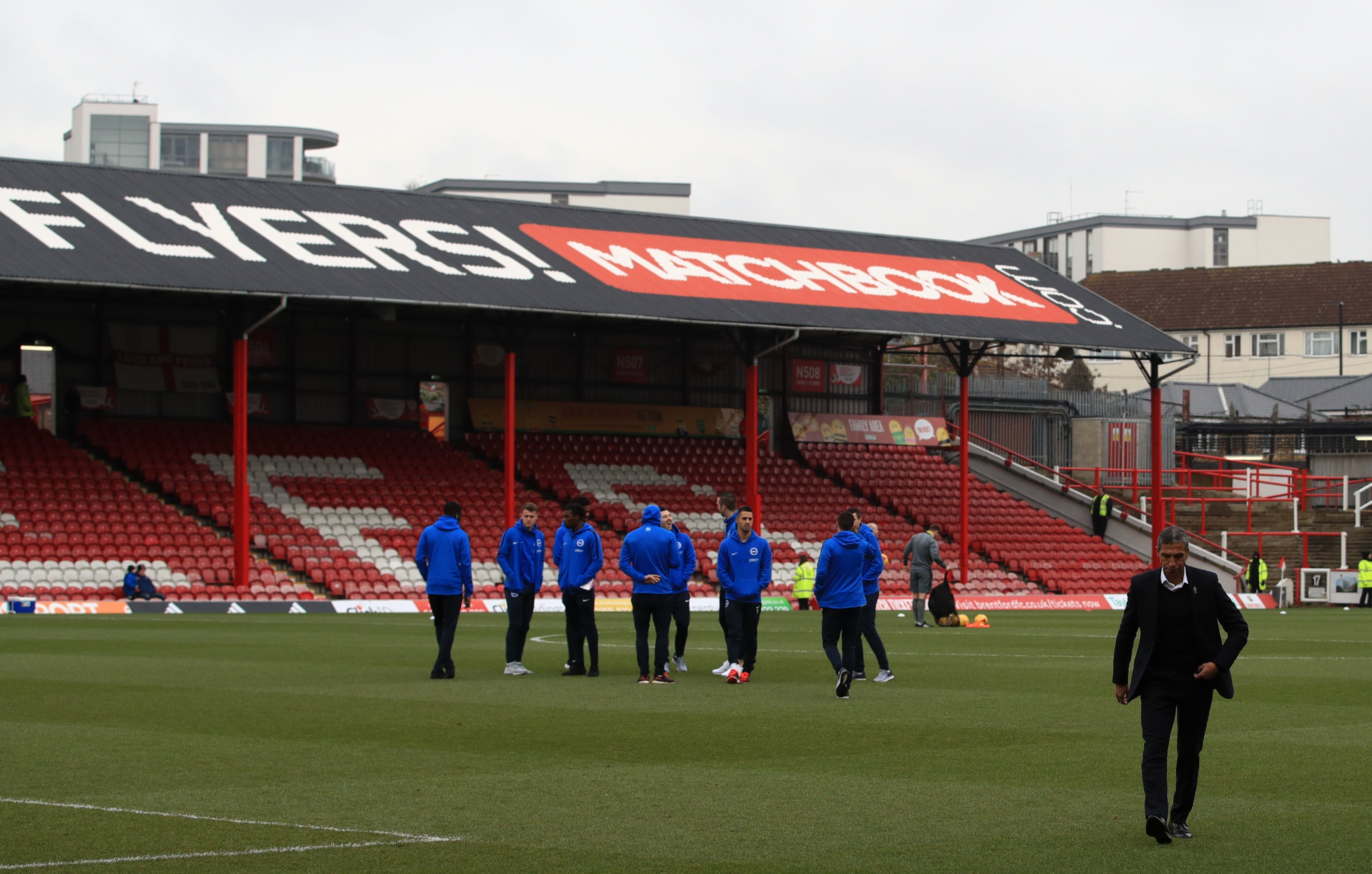 Brighton and Brentford have both come up through the divisions, playing in new grounds (John Walton/PA)