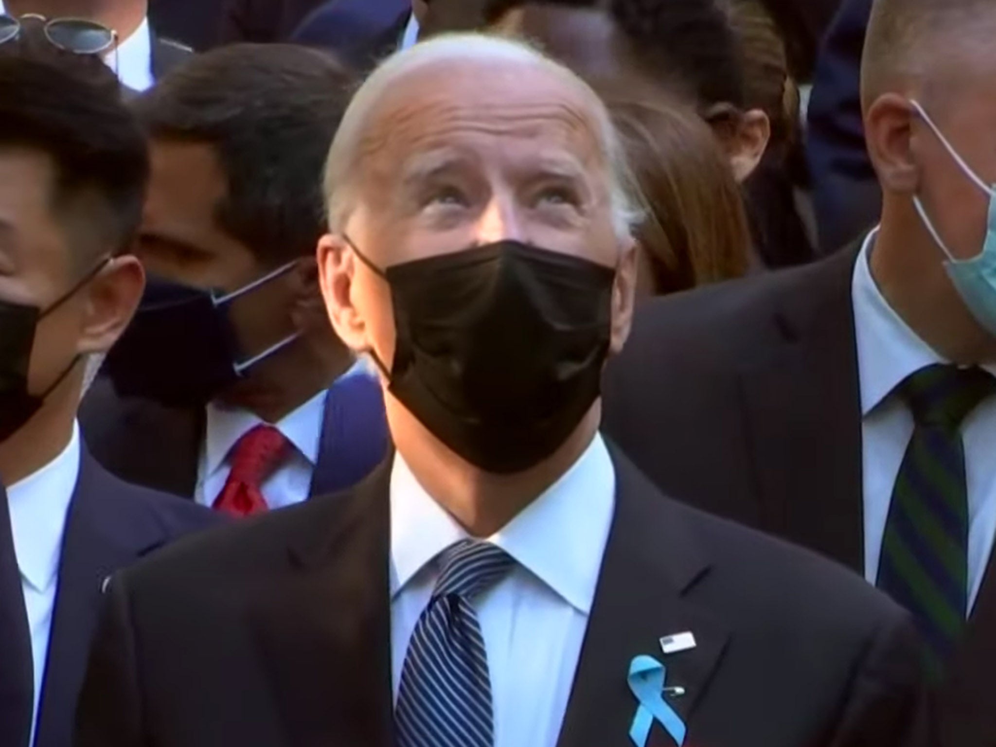 Joe Biden commemorated the 20th anniversary of 9/11 by visiting each of the three attack sites