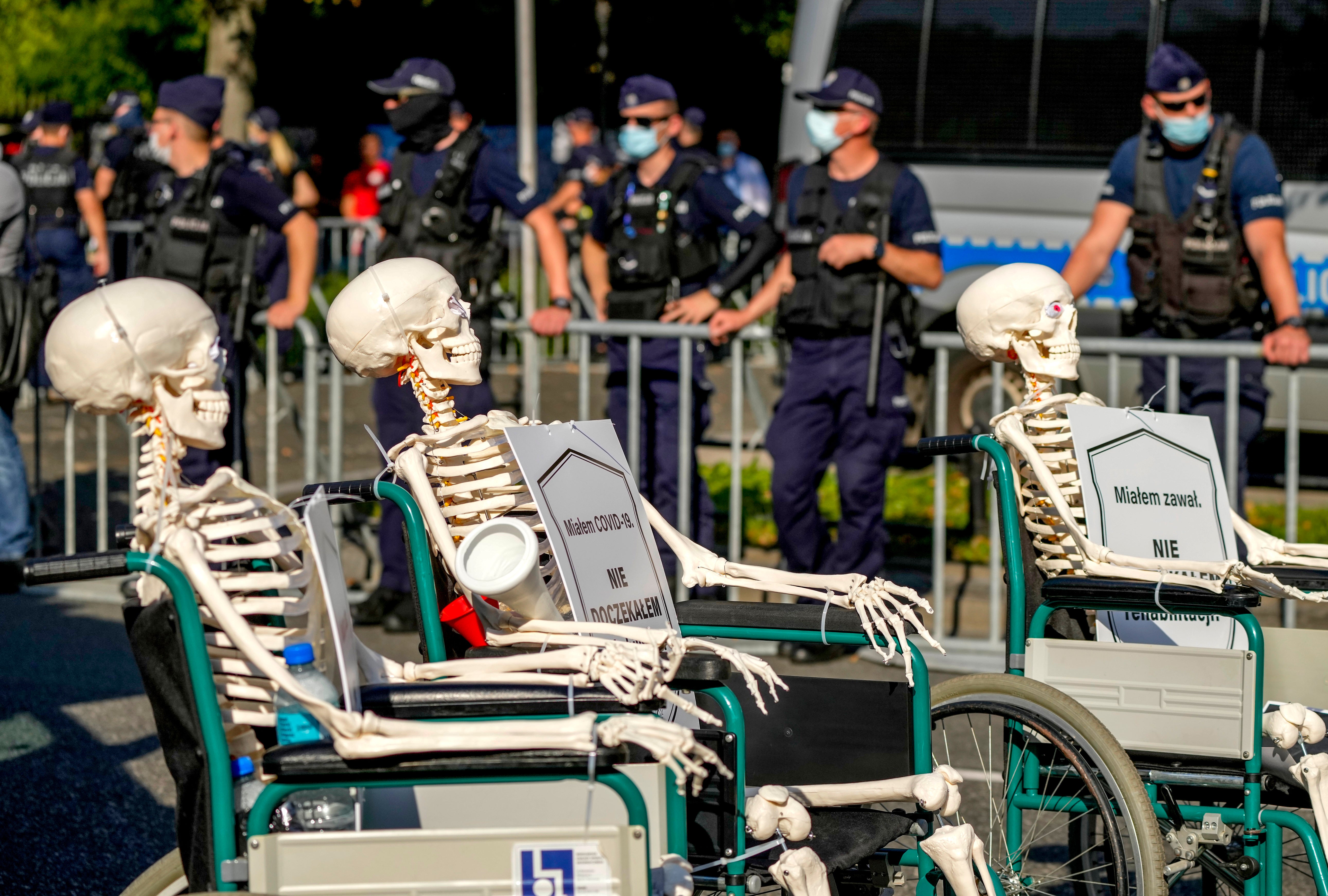 Poland Health Protest