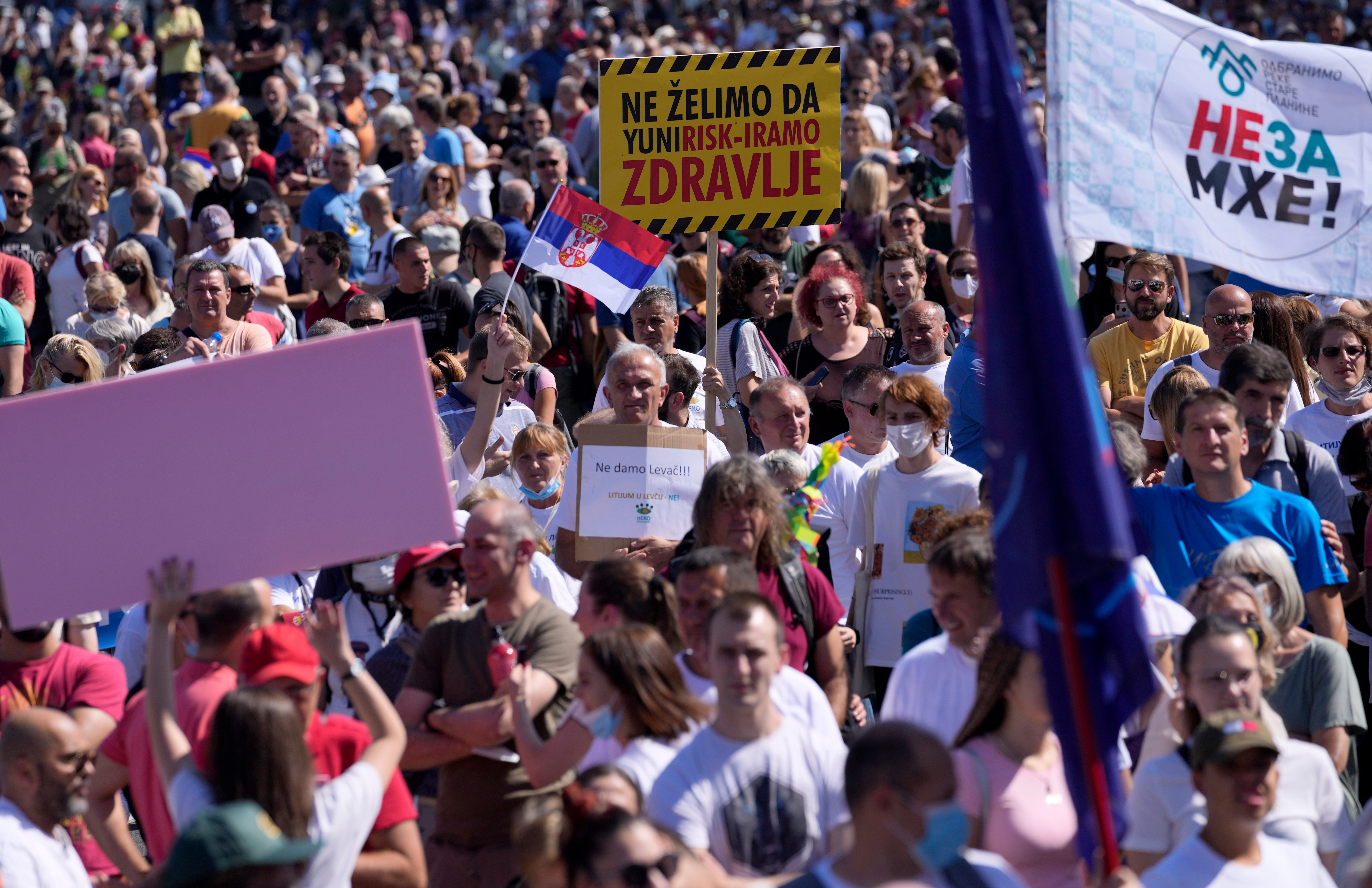 Serbia Protest