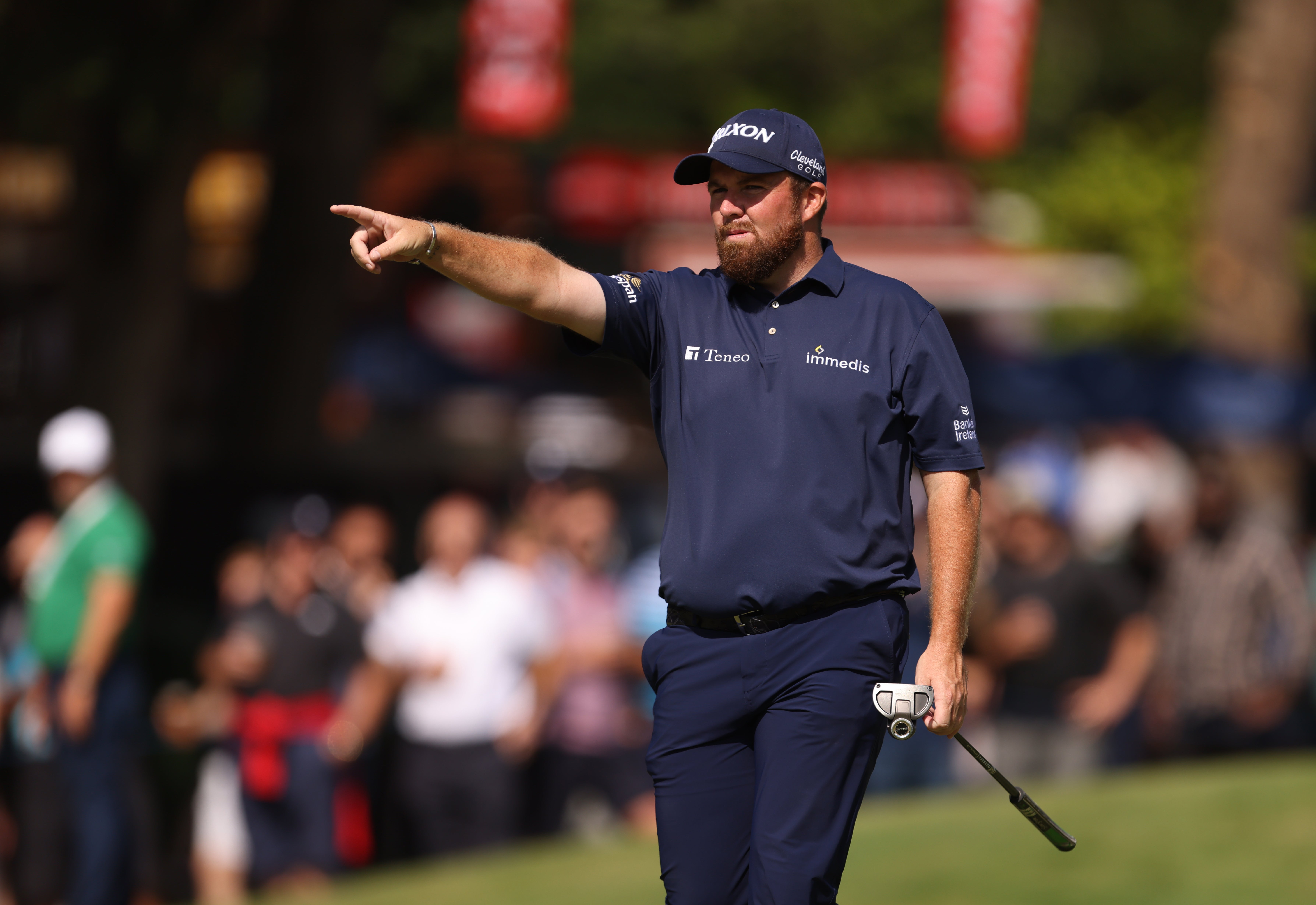 Ireland’s Shane Lowry on the fifth hole during day three of the BMW PGA Championship at Wentworth (Steven Paston/PA)