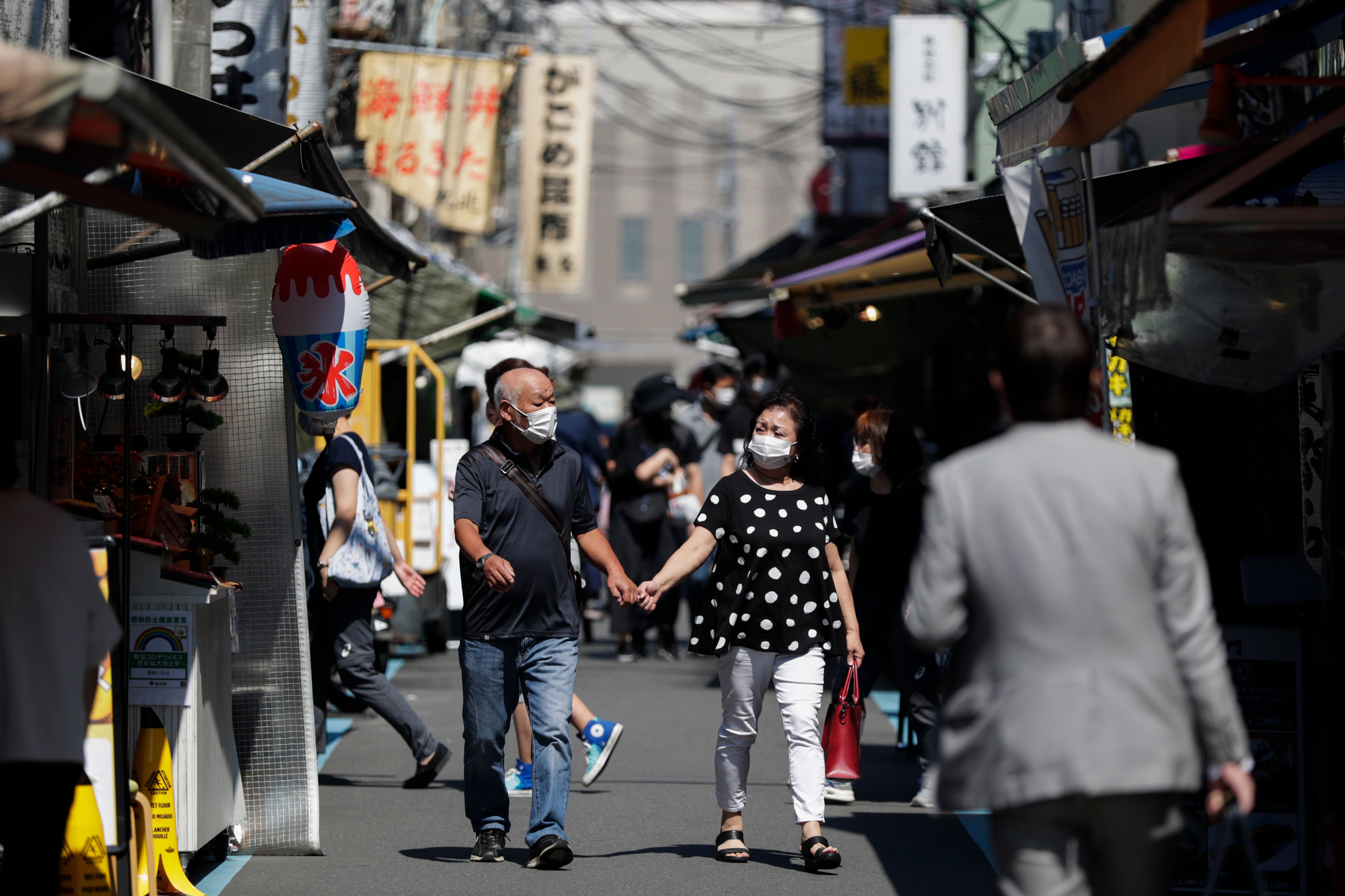 Virus Outbreak Japan Daily Life