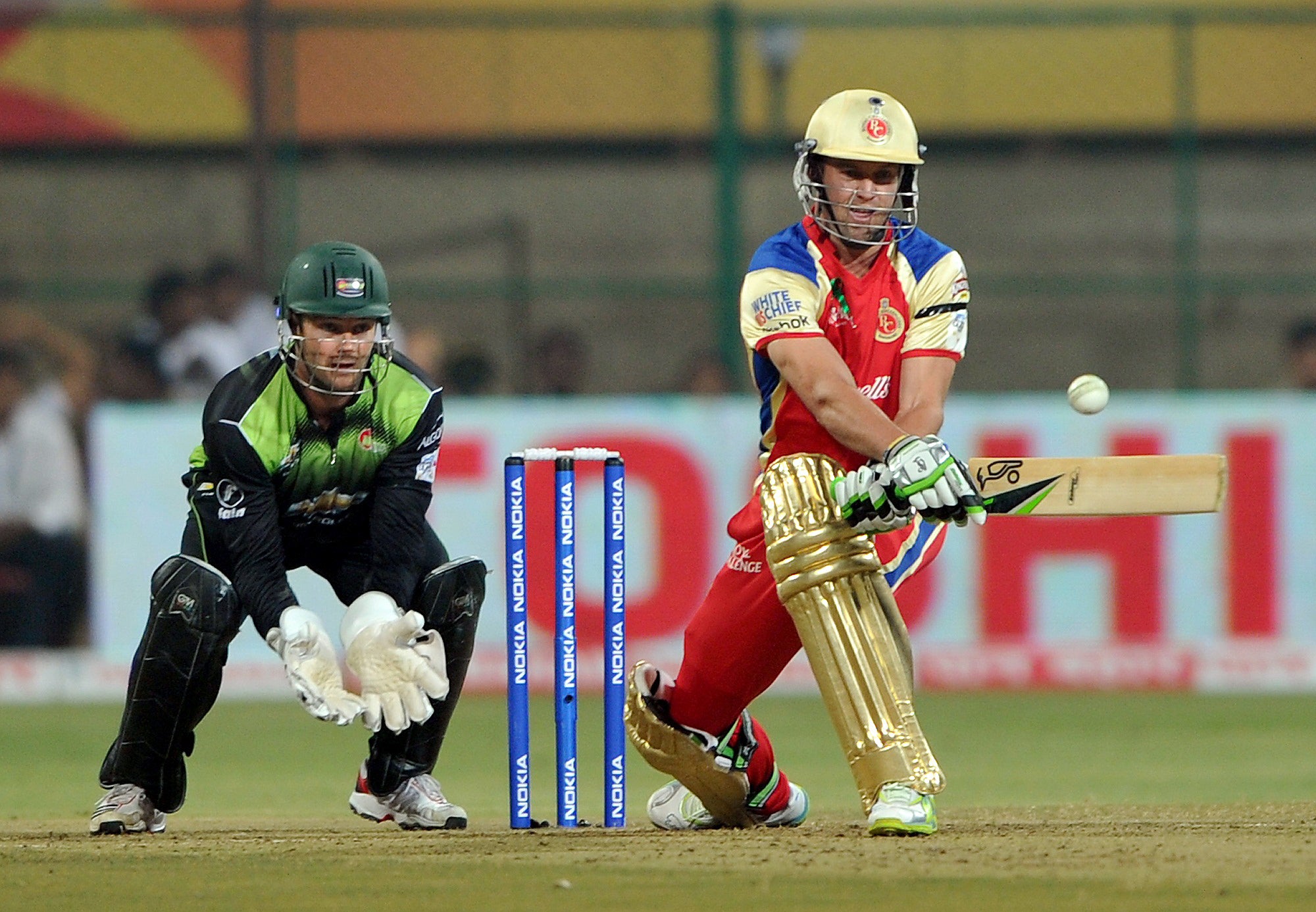 AB de Villiers plays for the Royal Challengers Bangalore