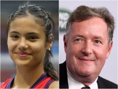 Piers Morgan accused of ‘trying to take credit for’ Emma Raducanu’s historic US Open win