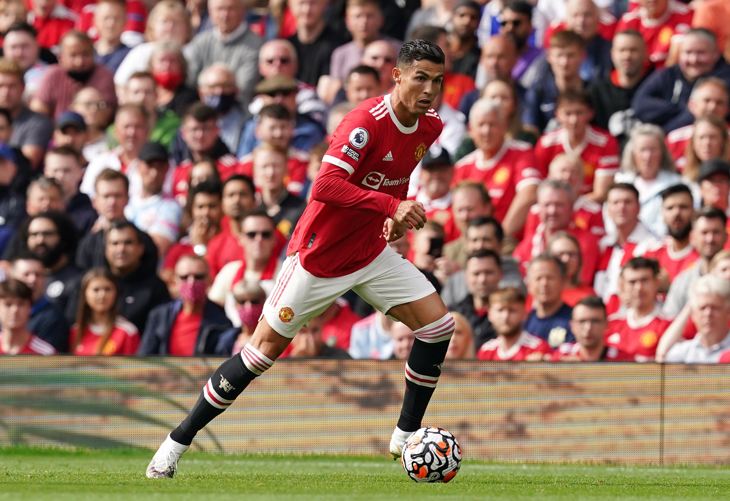 Cristiano Ronaldo helped fire up Old Trafford (Martin Rickett/PA)