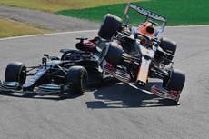 Red Bull continue war of words over Lewis Hamilton and Max Verstappen crash