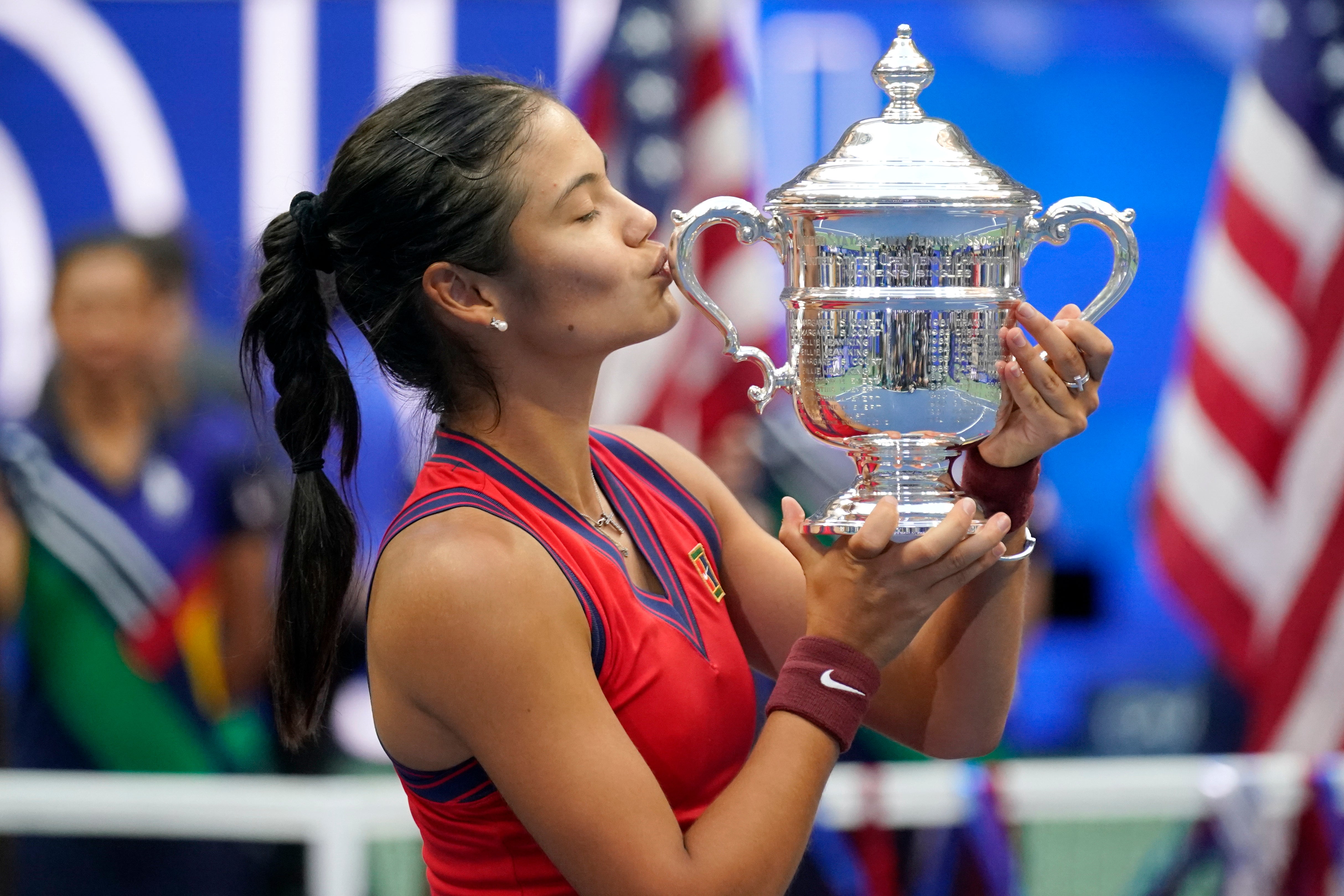 Emma Raducanu’s life will change after her US Open triumph (Seth Wenig/AP)