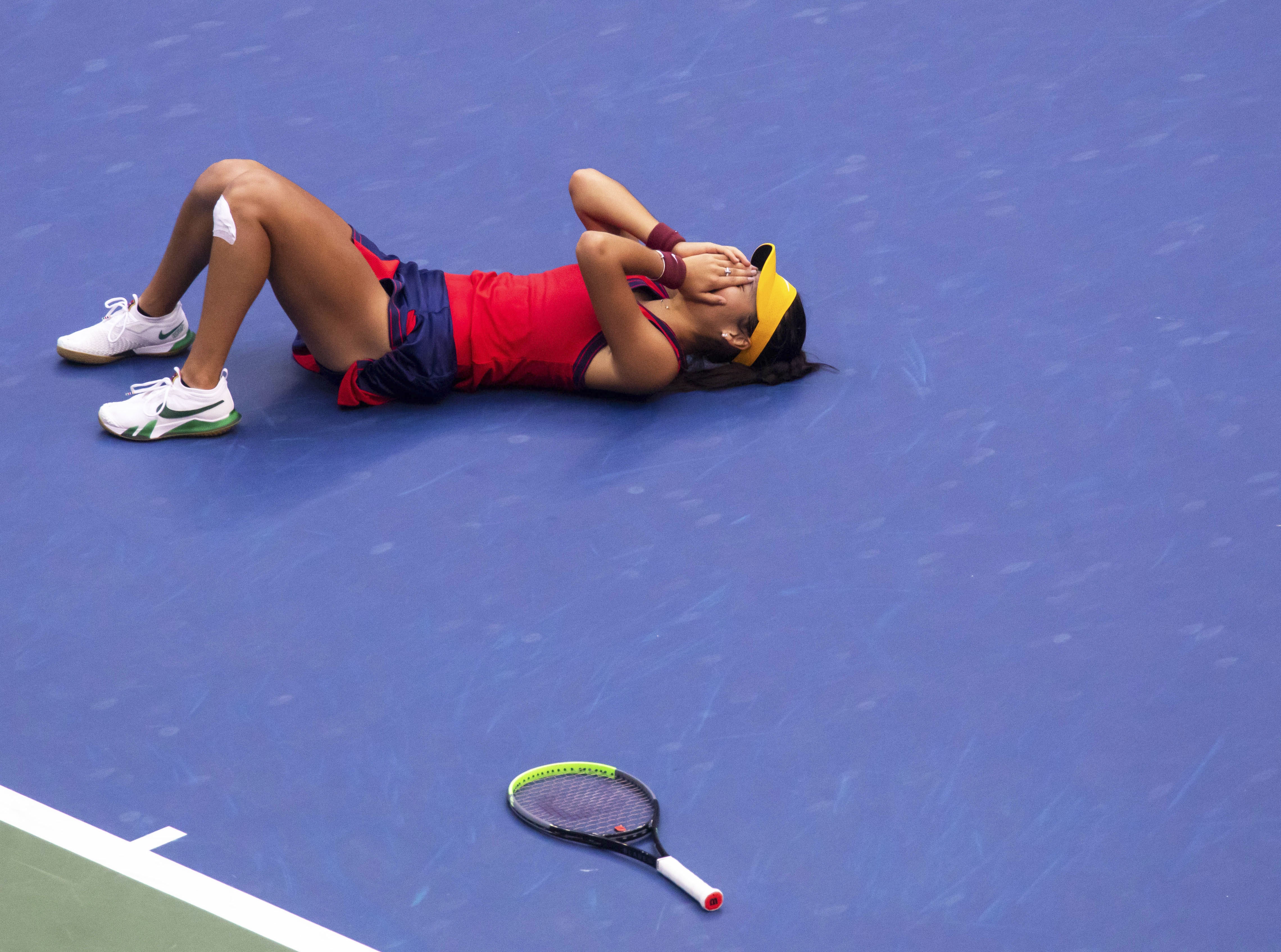 Teenager Emma Raducanu delivered a huge upset with victory at the US Open (Michael Nagle/Xinhua via PA)