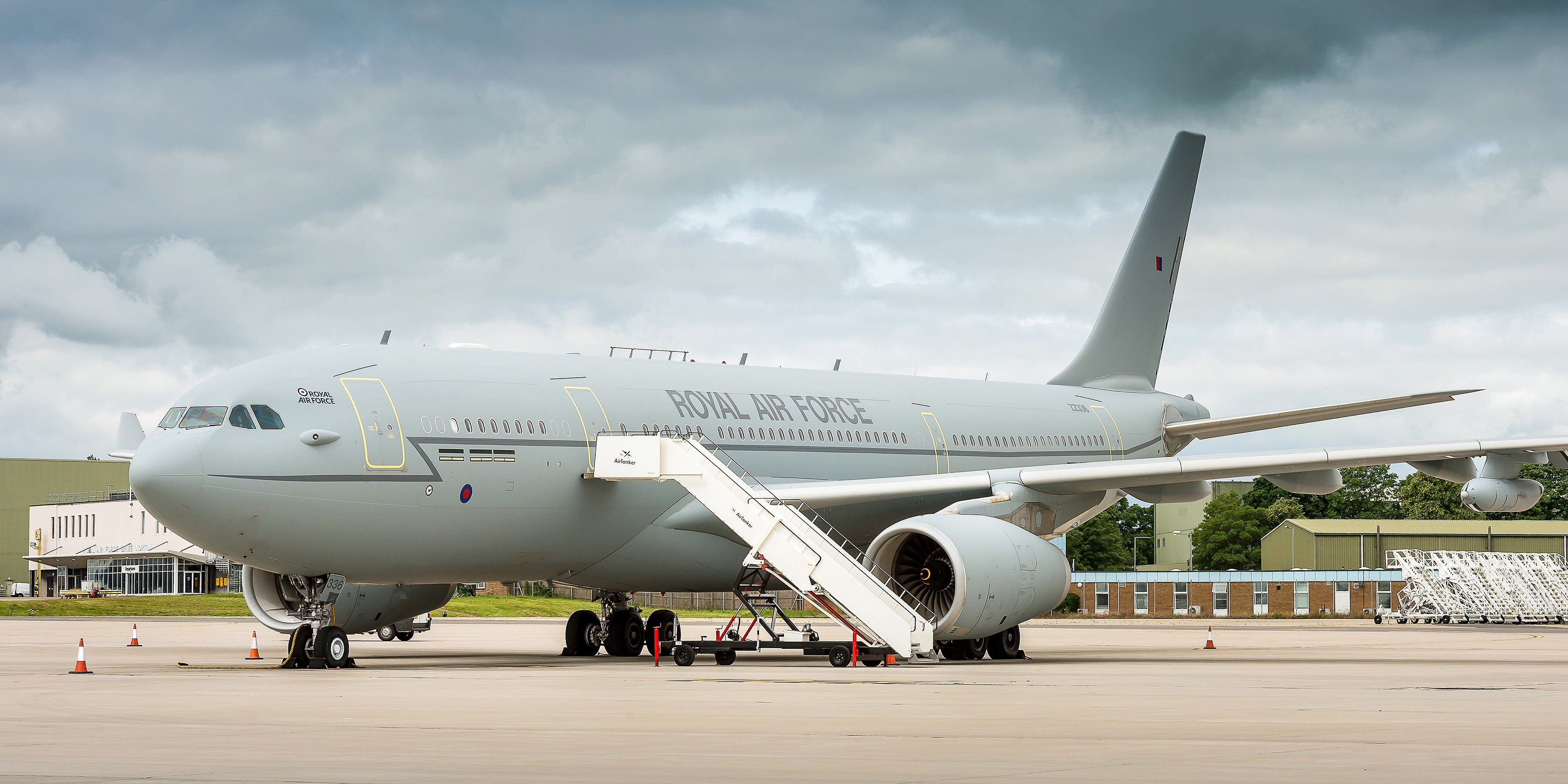 RAF AirTanker A330 Voyager ZZ336. Rolls-Royce and Babcock have sold their stakes in AirTanker Holdings (Paul Crouch/MoD/Crown Copyright/PA)