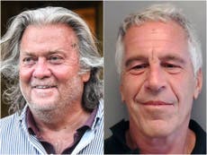 ‘You don’t look at all creepy’: Steve Bannon accused of secretly coaching Jeffrey Epstein on how to handle the media