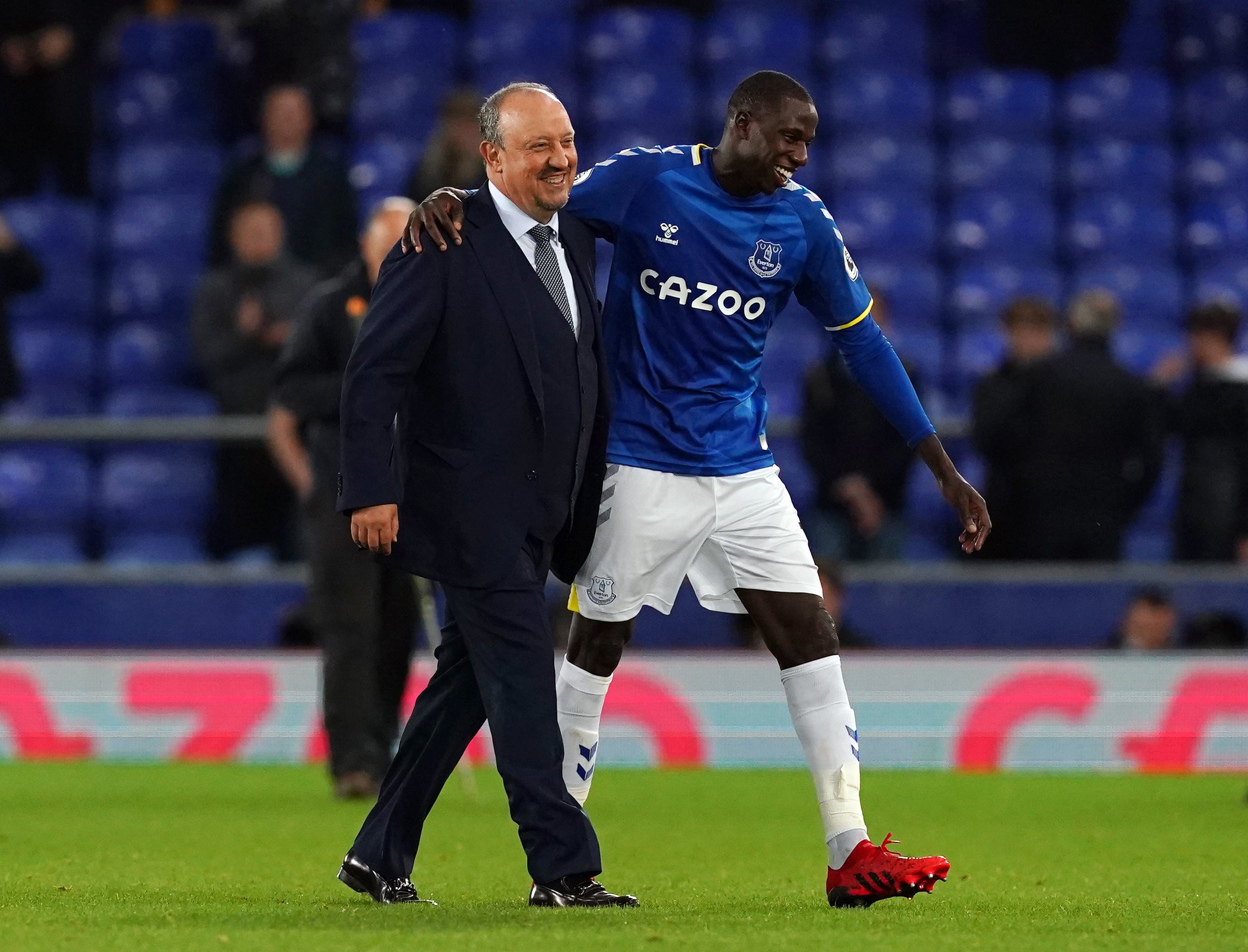 Rafael Benitez and Abdoulaye Doucoure