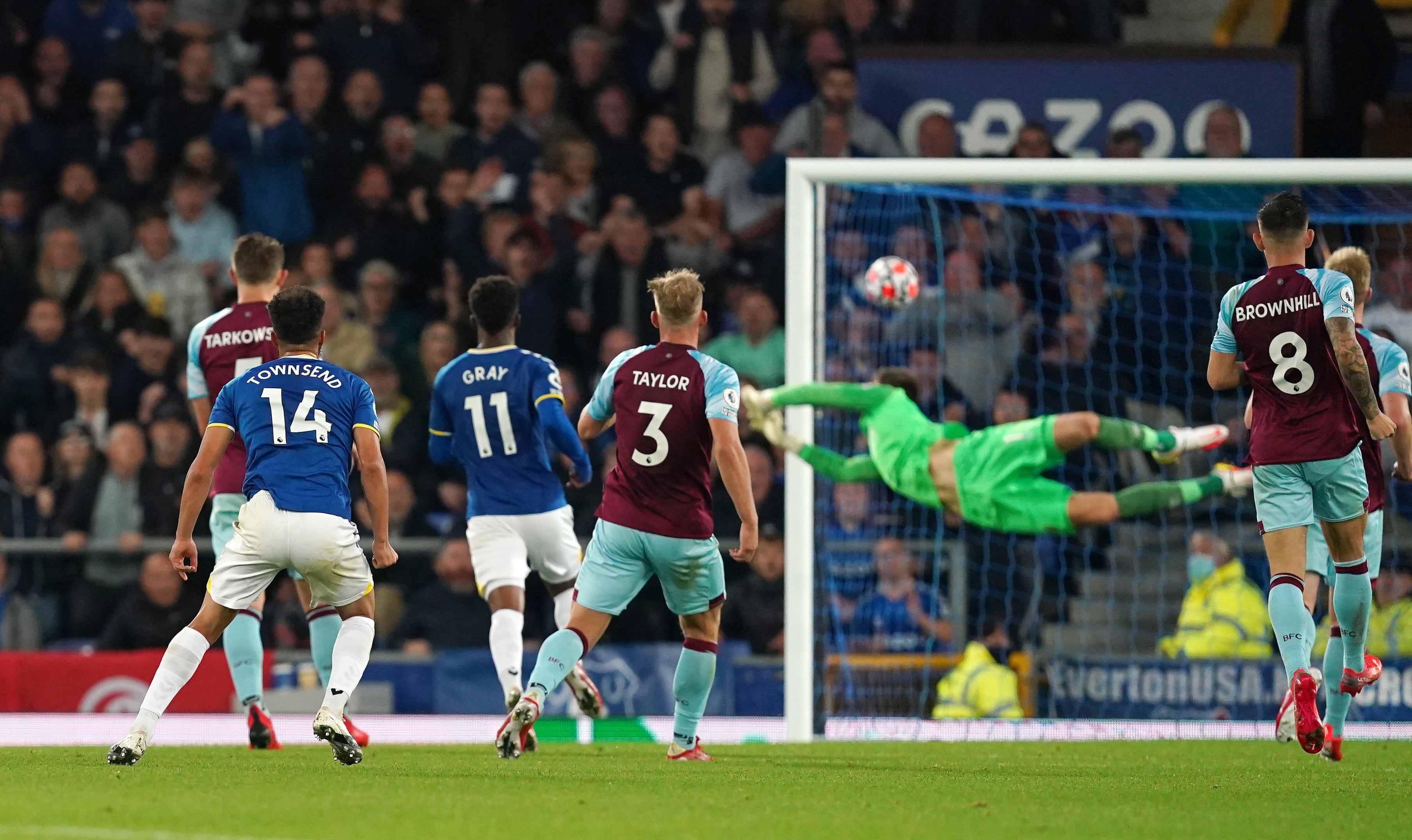 Andros Townsend scored a stunning goal against Burnley (Martin Rickett/PA)