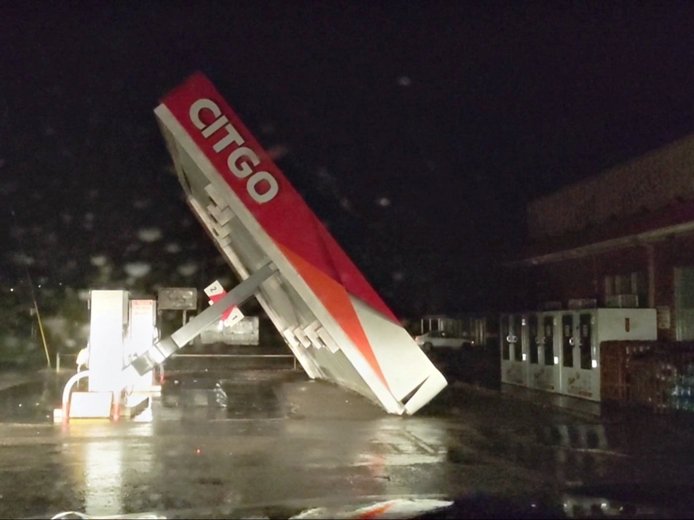 Tropical storm Nicholas stalls over Texas dumping a foot of water in Harvey’s footprint 