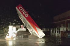 Tropical storm Nicholas stalls over Texas dumping a foot of water in Harvey’s footprint