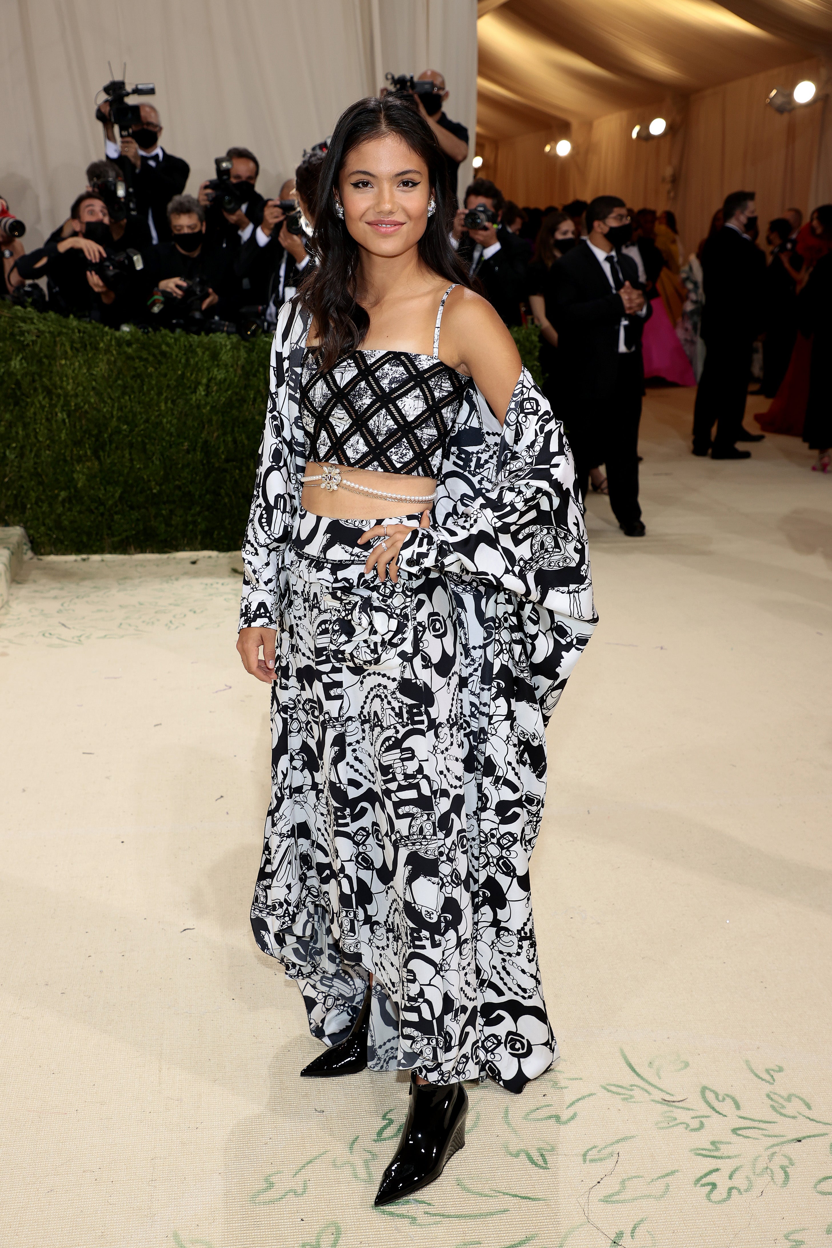 Emma Raducanu at the 2021 Met Gala