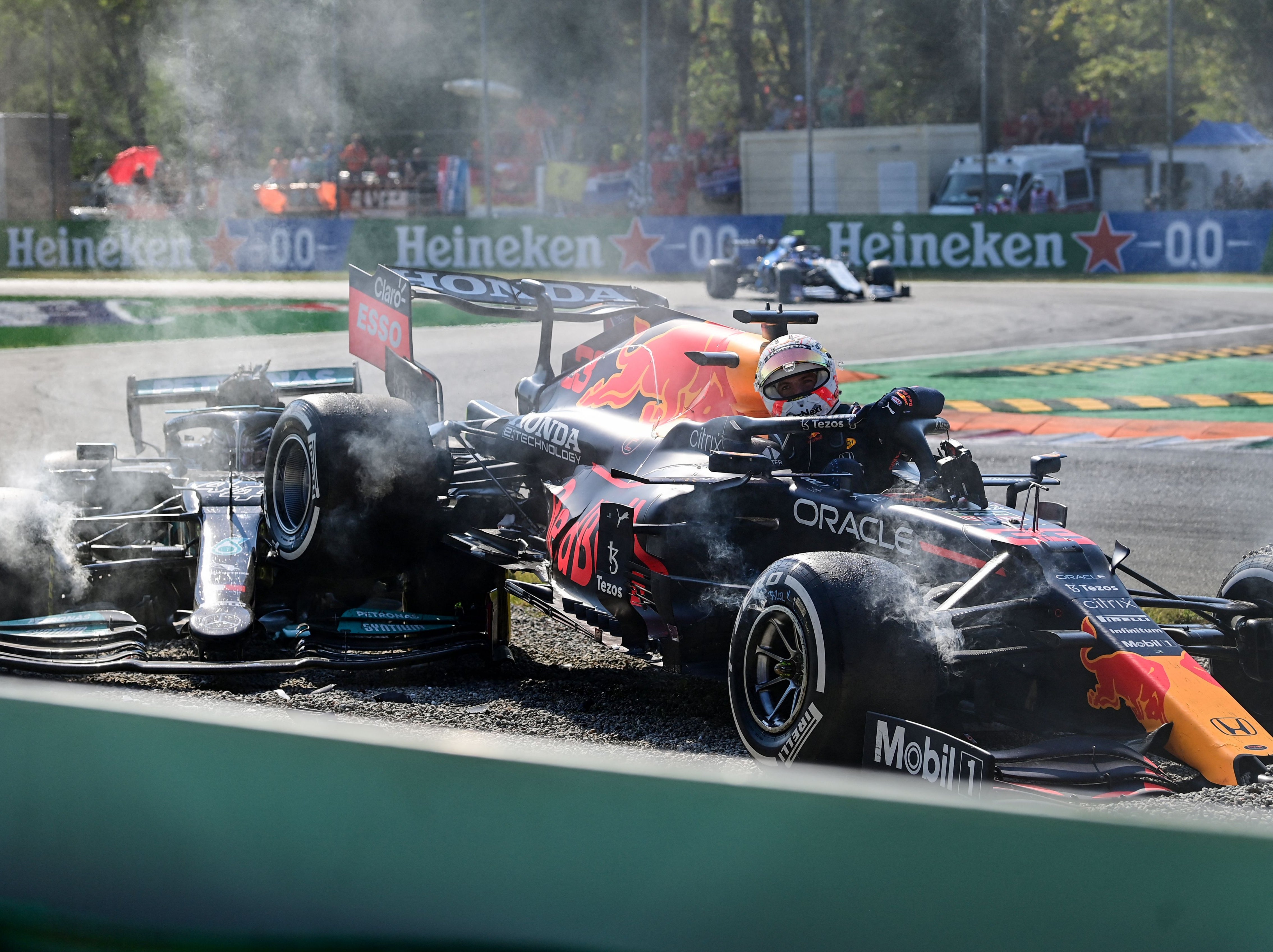 Max Verstappen labelled ‘immature’ by Sir Jackie Stewart after Lewis Hamilton crash