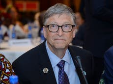 Bill Gates appears flustered when quizzed by reporter over relationship with Jeffrey Epstein