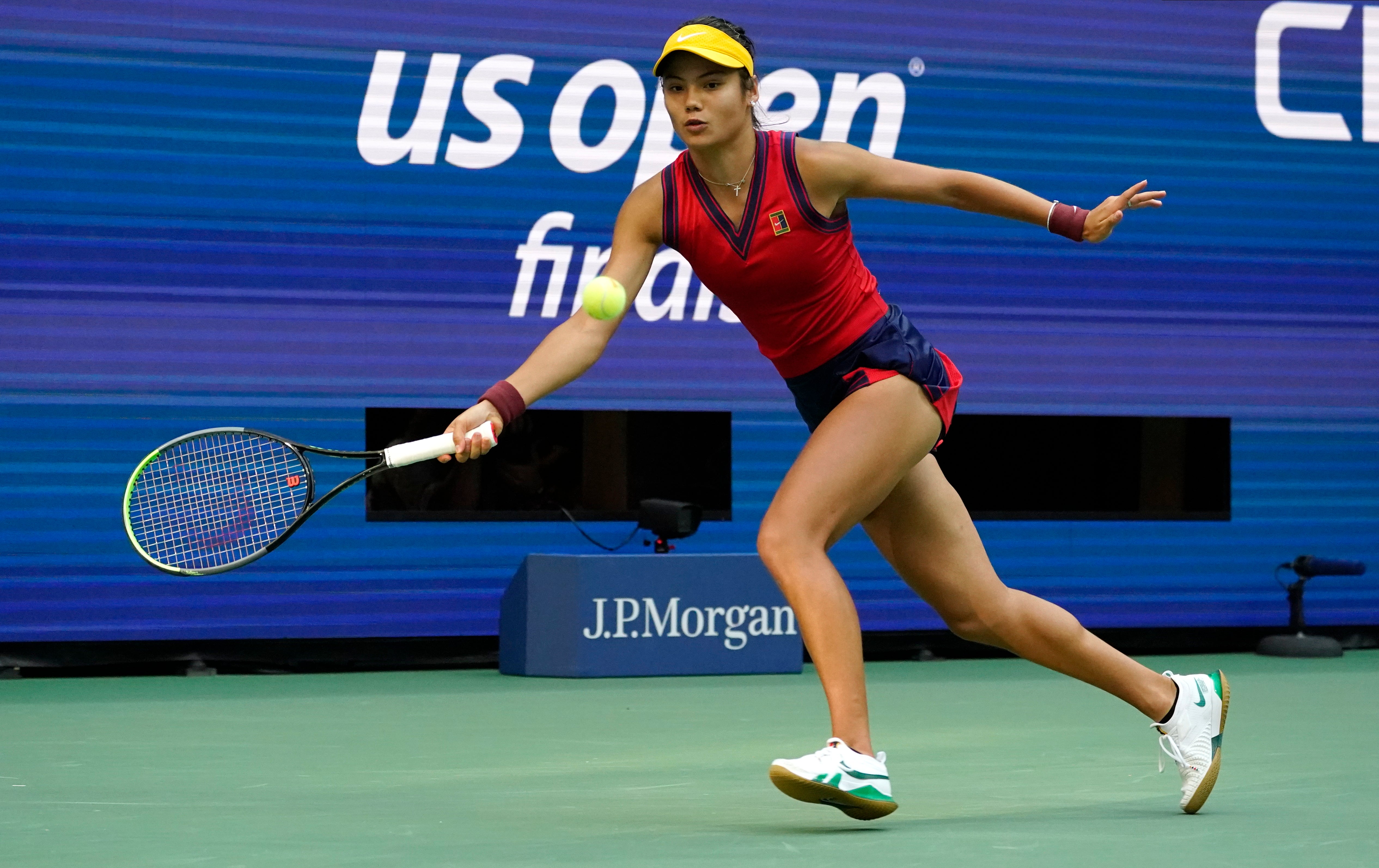 Her forehand side is arguably her weaker, but opponents failed to exploit it