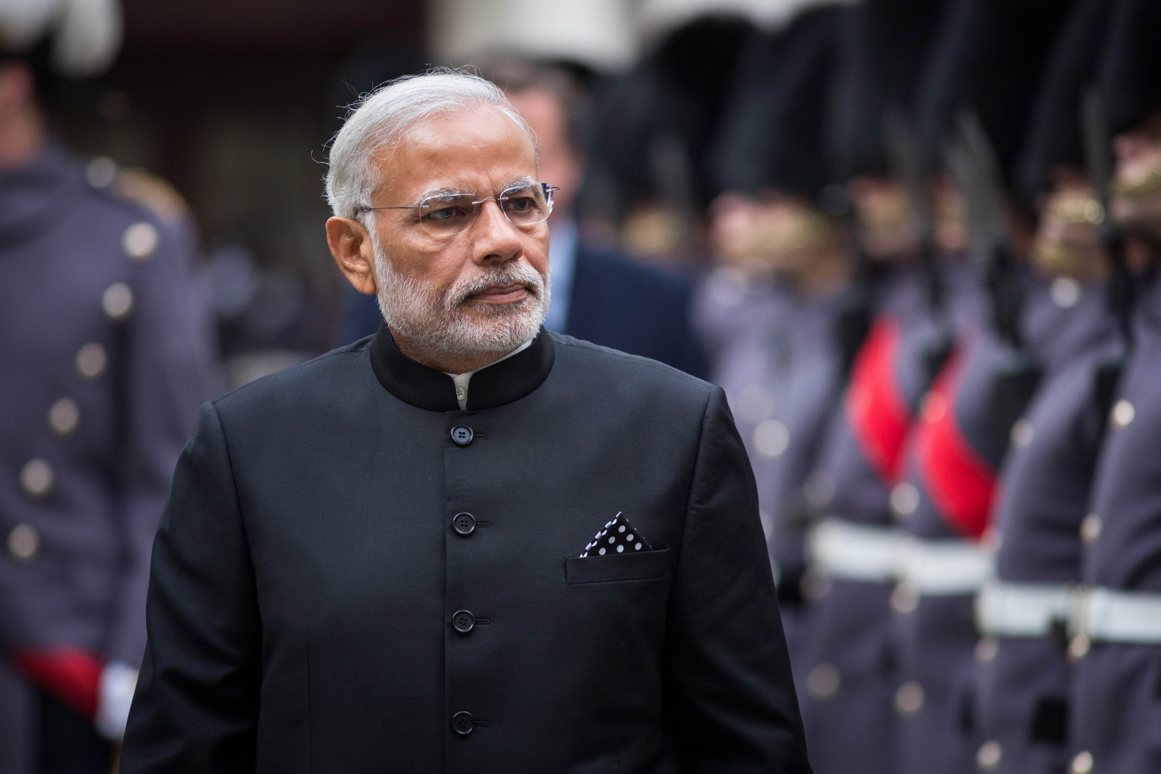 The Indian prime minister, Narendra Modi