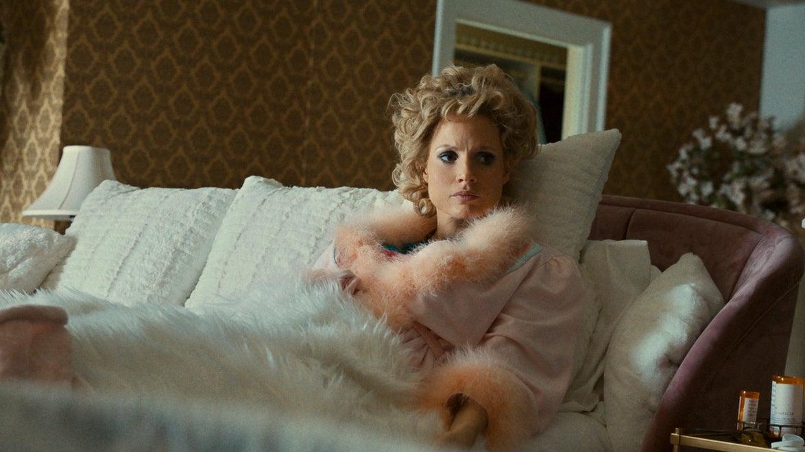 Chastain is unrecognisable in ‘The Eyes of Tammy Faye’