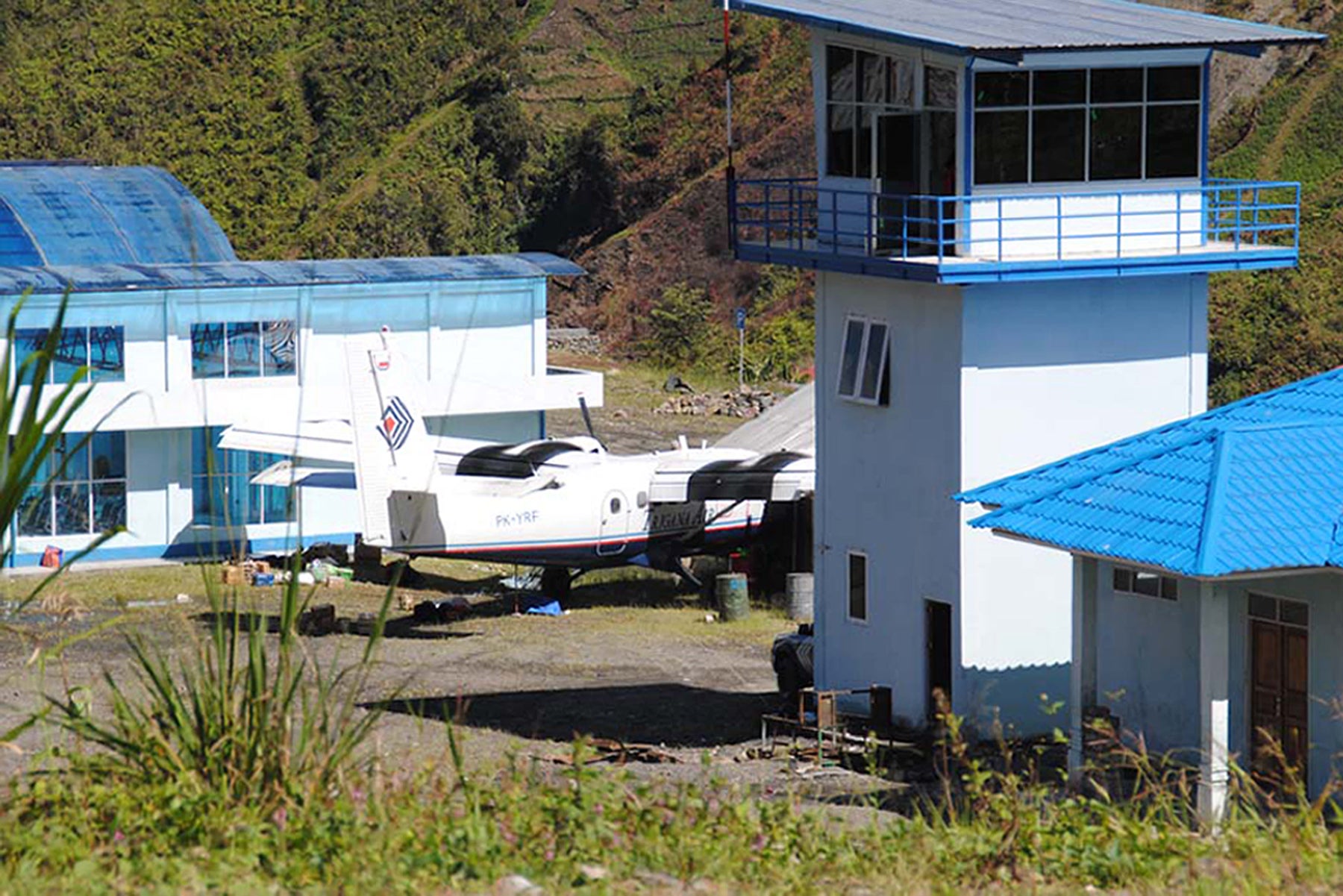 File image: The Twin Otter 300 plane was carrying construction materials to the Intan Jaya district of Papua from the Nabre district in the same province