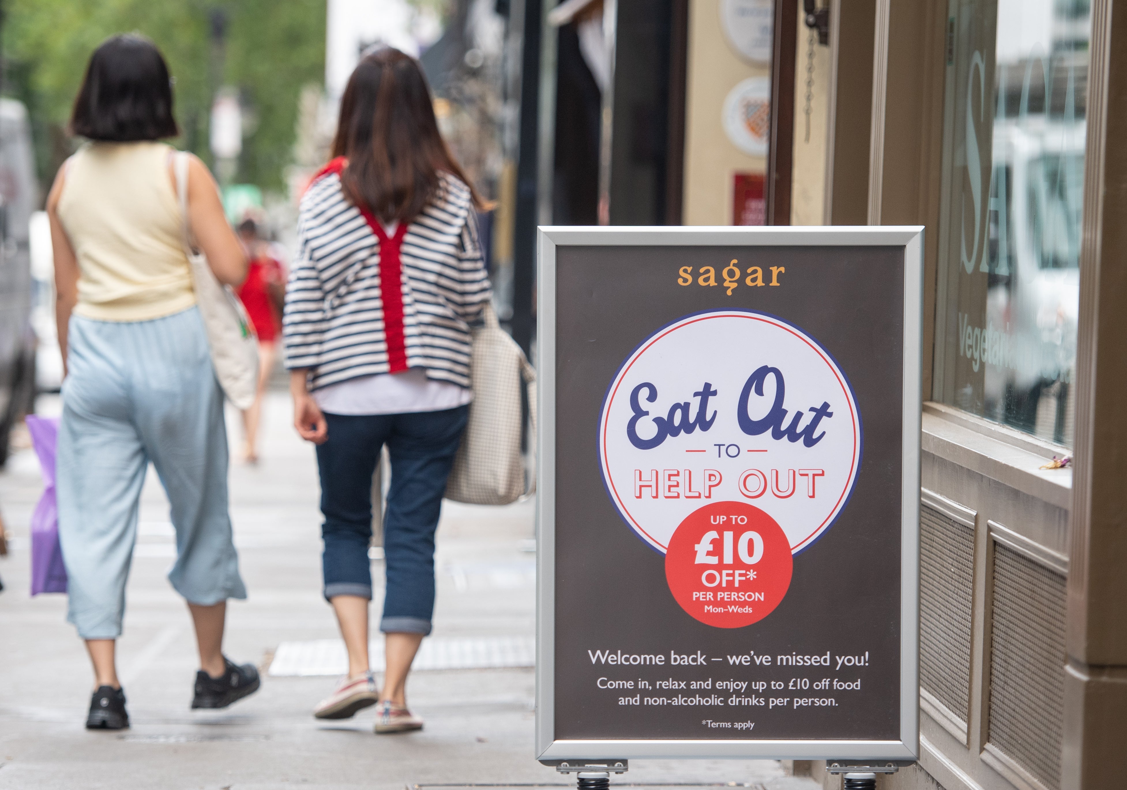 UK inflation has surged to its highest for more than nine years after a record jump in August as restaurant and cafe prices raced higher following last summer’s hefty discounts under the Eat Out to Help Out scheme (Dominic Lipinski/PA)