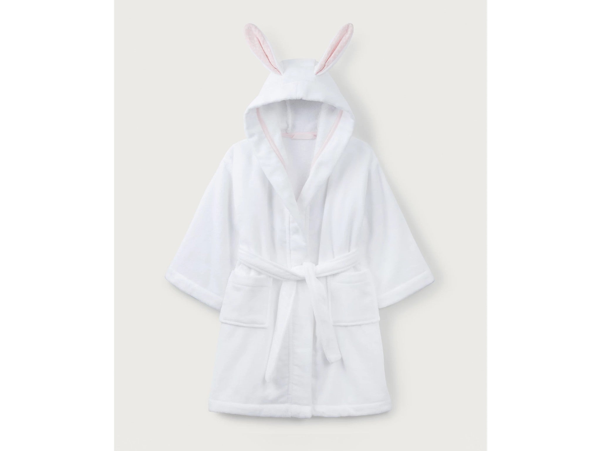 The White Company bunny velour robe indyest