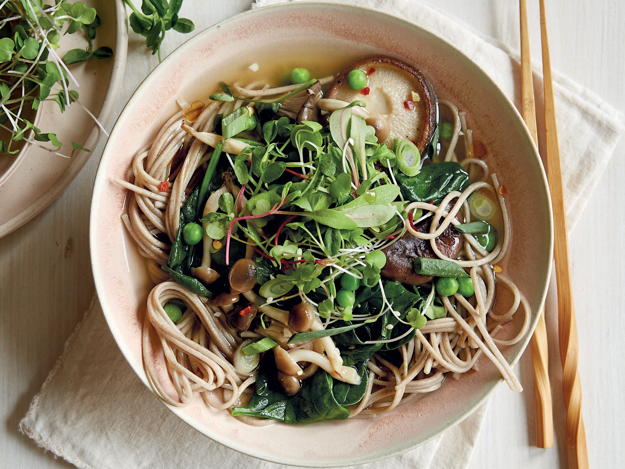 In Japan, drinking the soba-noodle water is part of the pleasure of the meal