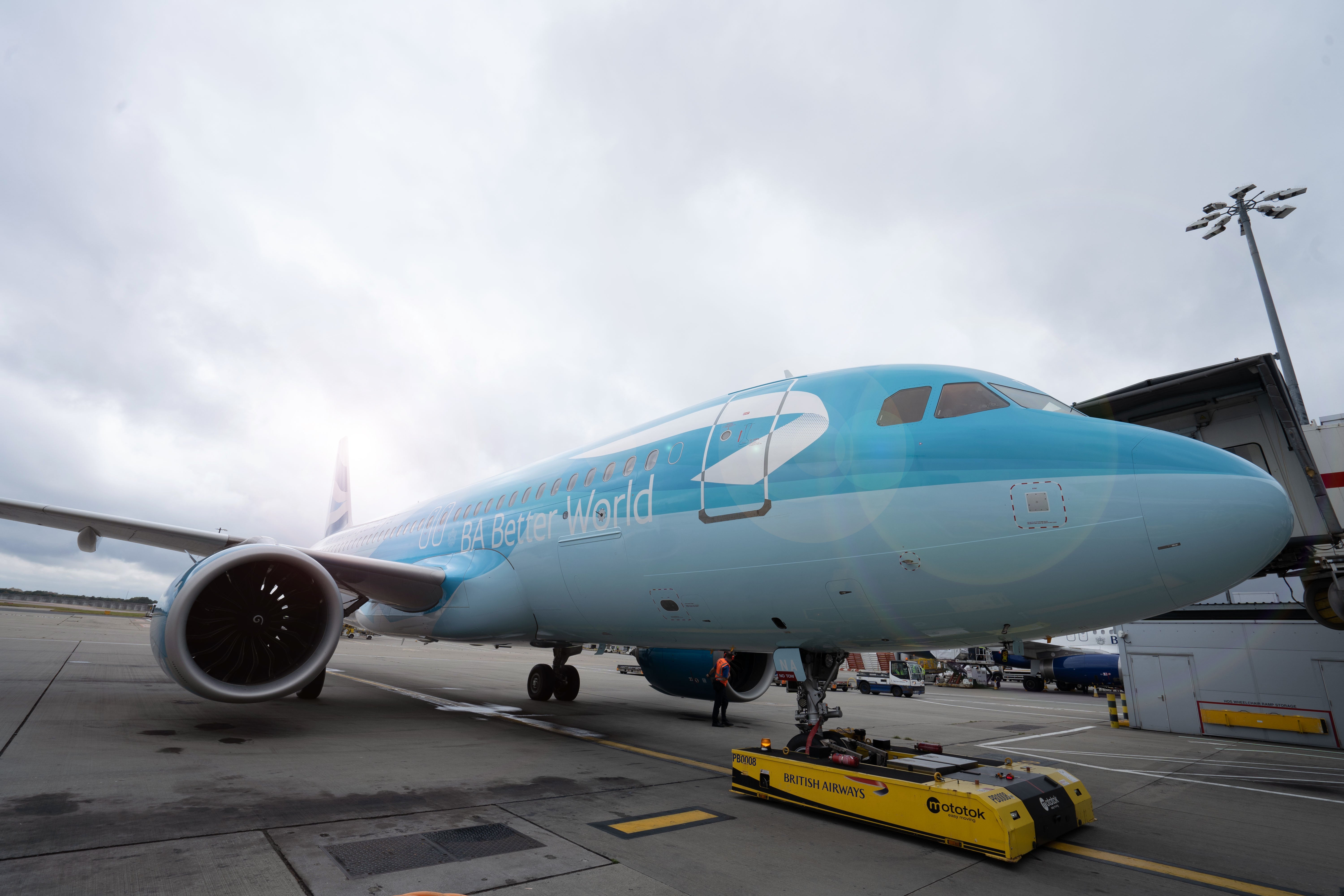 British Airways has operated its first flight using sustainable aviation fuel (British Airways/PA)