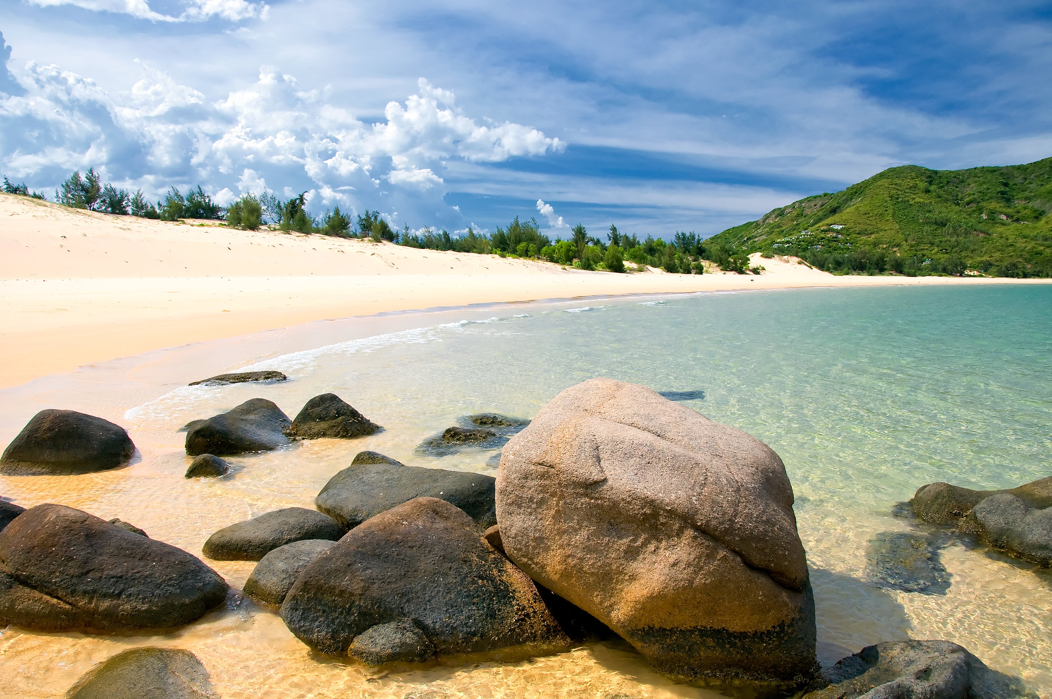 Quy Nhon beach on the Vietnamese island of Phu Quoc