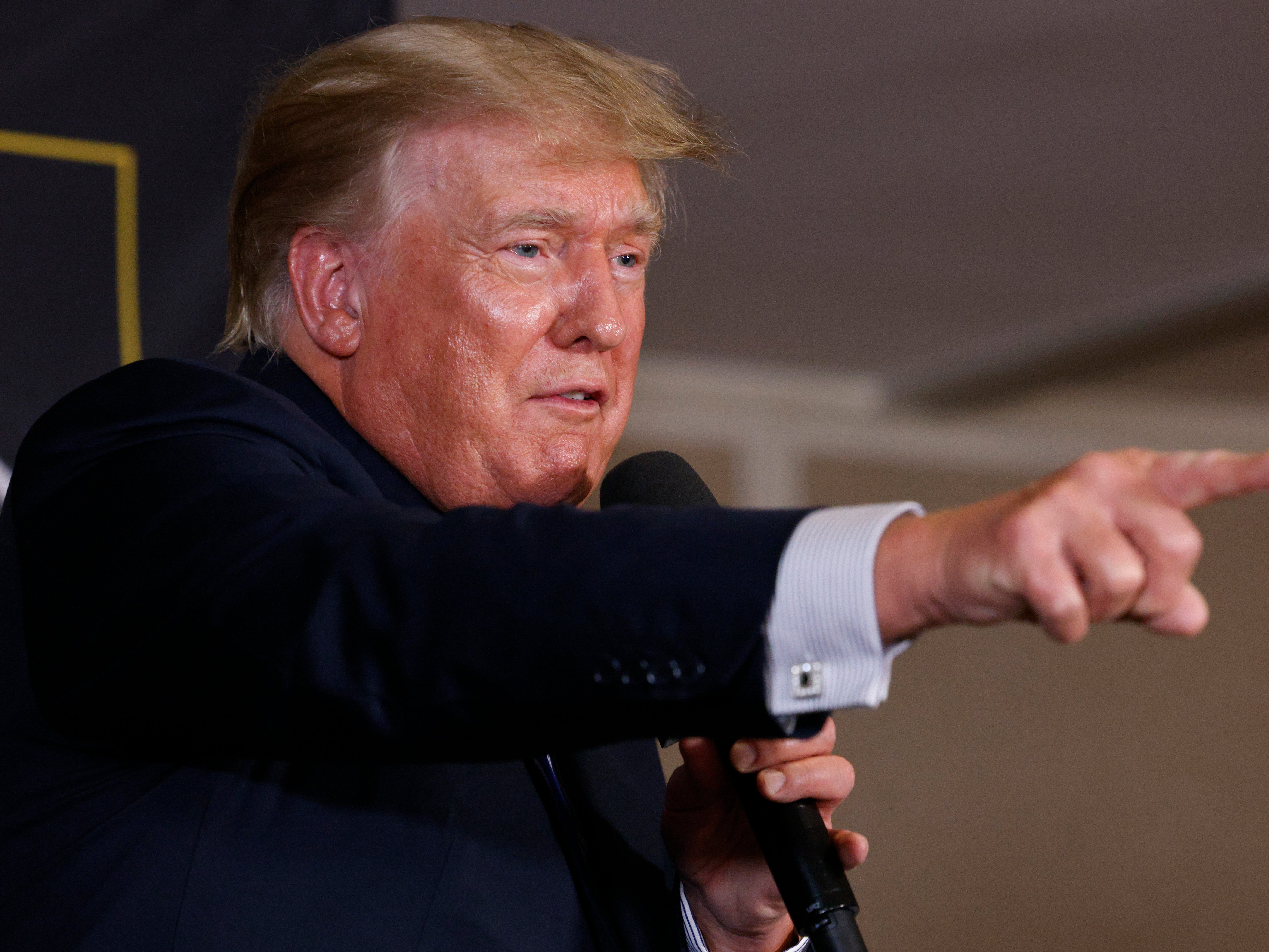 <p>Former President Donald Trump thinks the country will end in three years time</p>