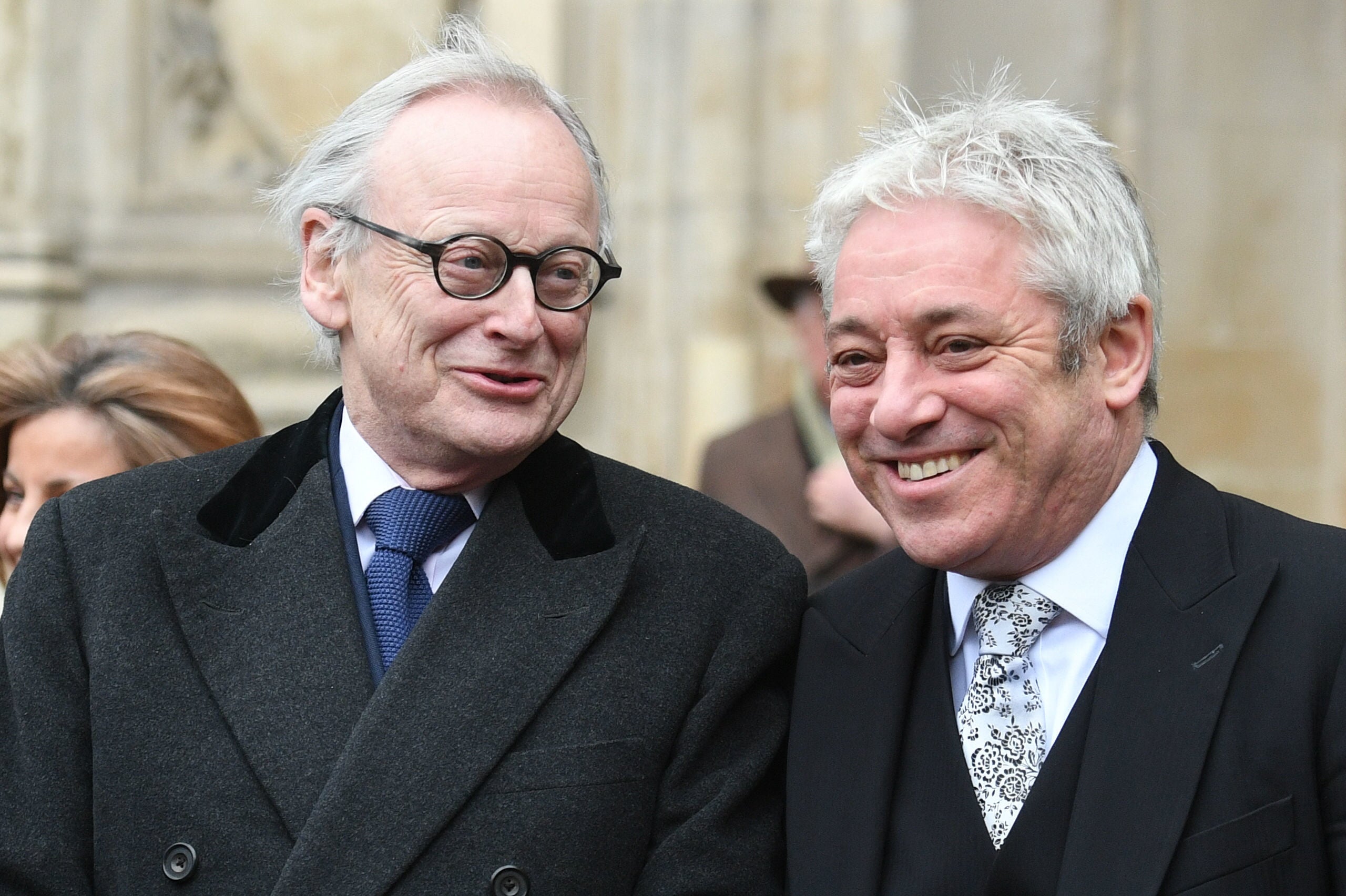 Lord Deben (left)