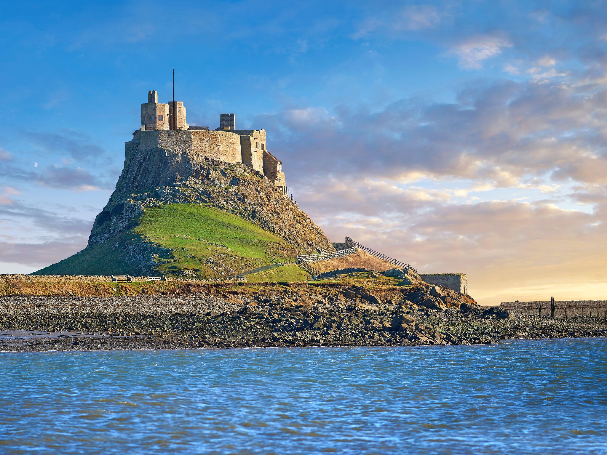 Plan carefully to time your journey out and back along the causeway to Holy Island