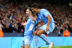 Jack Grealish earns Pep Guardiola praise after Man City hit Leipzig for six in Champions League