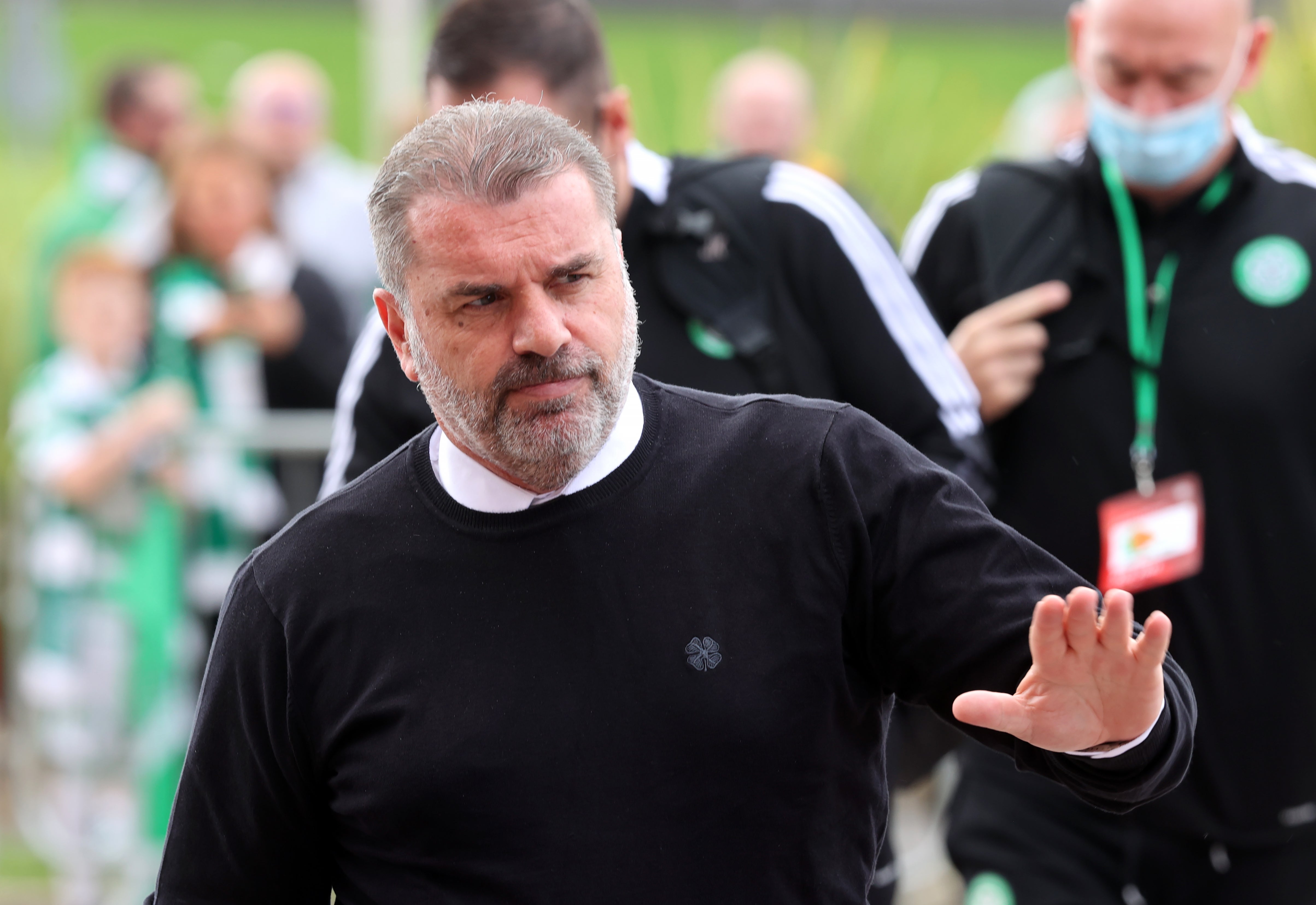 Celtic manager Ange Postecoglou leads his side into their first Europa League group game against Real Bets on Thursday (Jeff Holmes/PA)