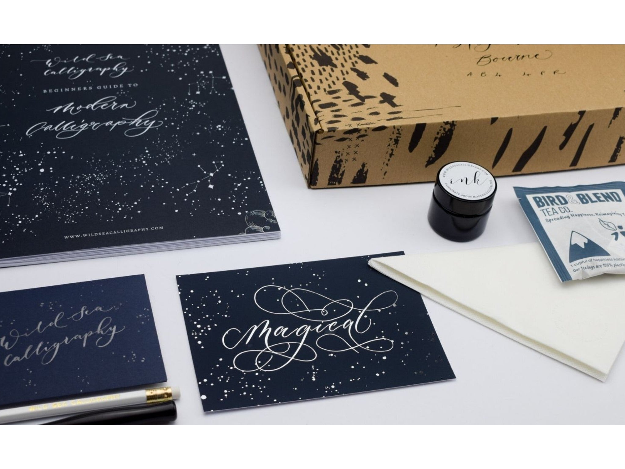 Wild Sea Calligraphy beginners modern calligraphy kit & online workshop indybest