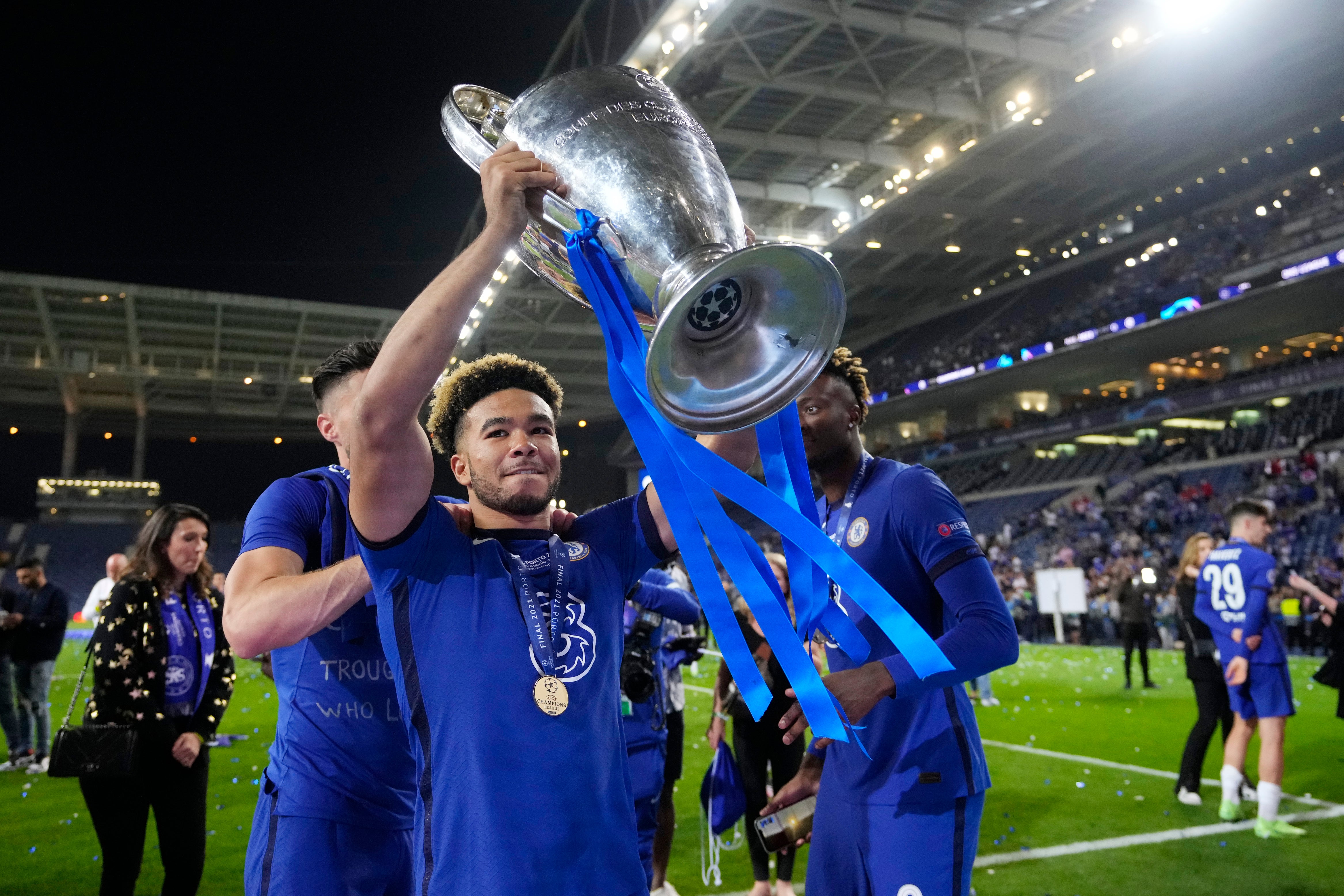 Reece James won the Champions League with Chelsea last season