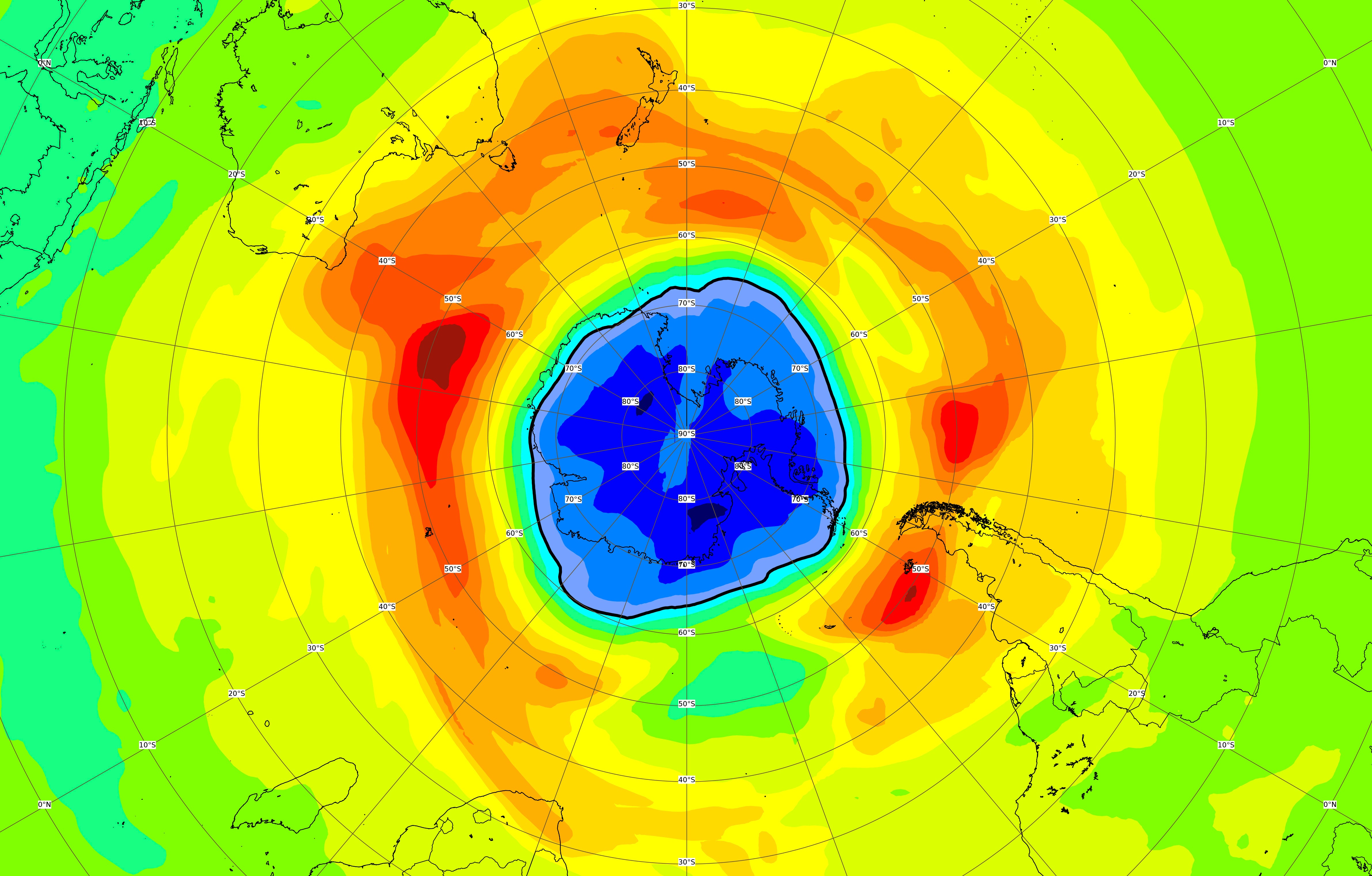 Antarctica Ozone Hole