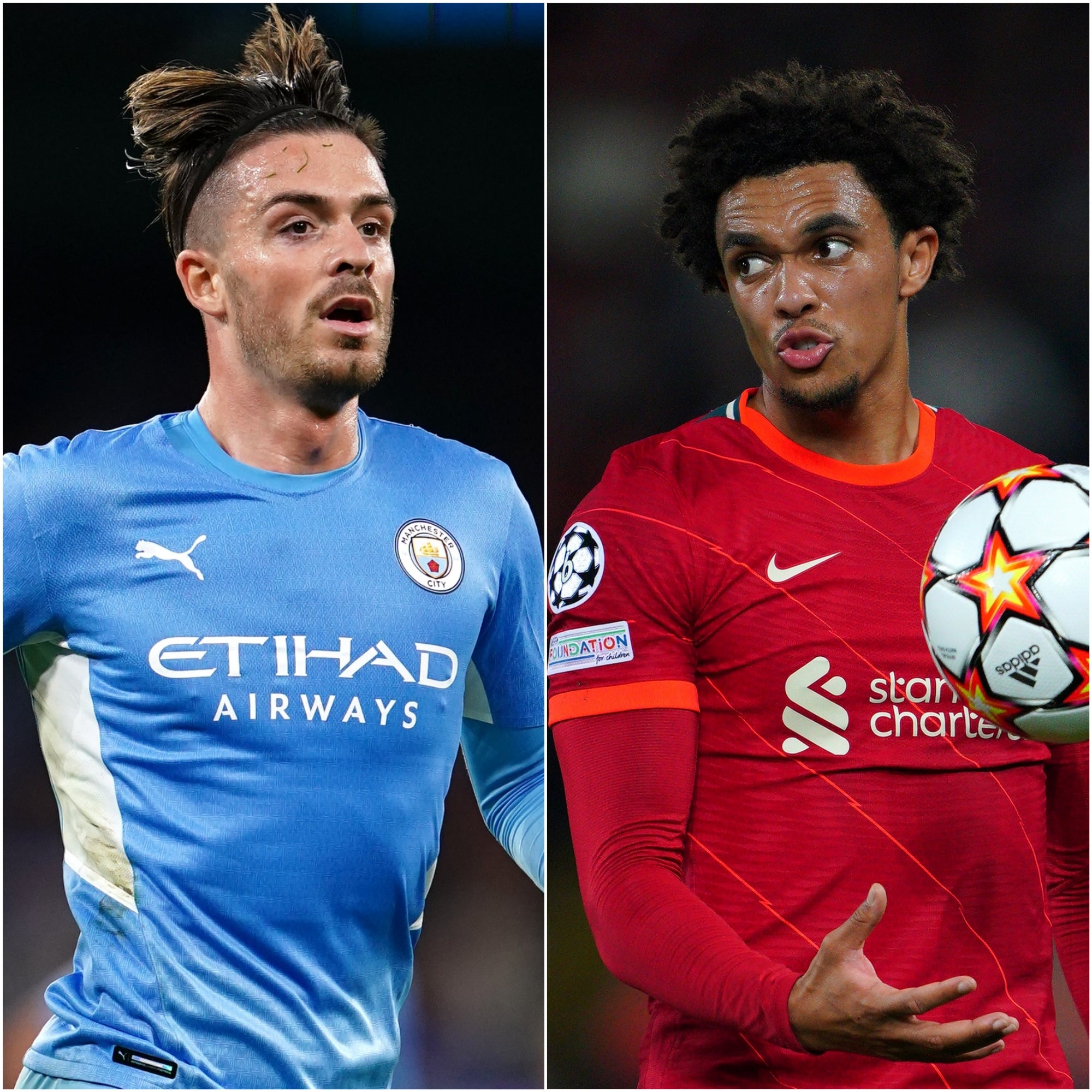 Jack Grealish (left) and Trent Alexander-Arnold celebrated wins on Wednesday night (Zac Goodwin/Peter Byrne/PA)