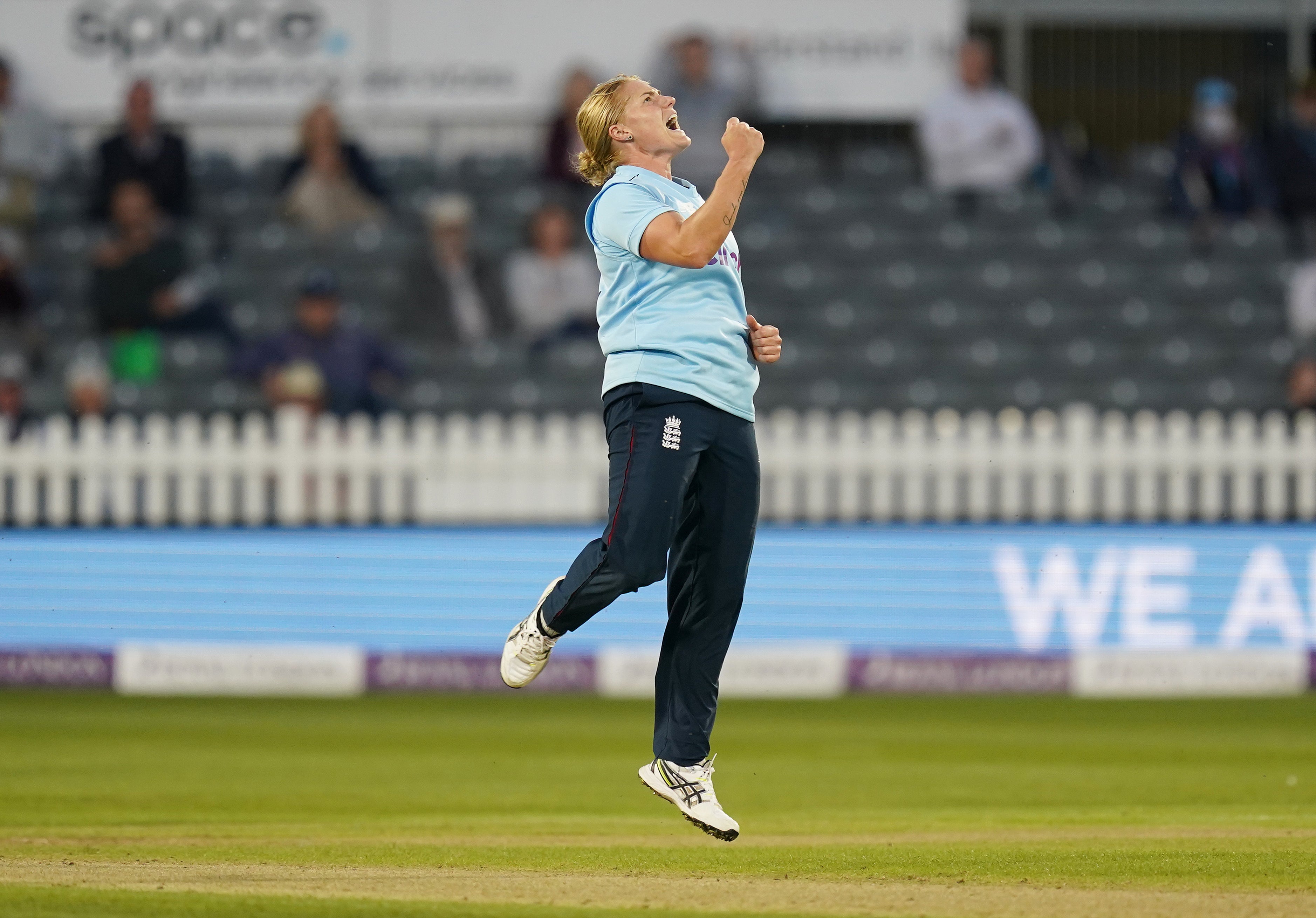 Katherine Brunt hailed the impact of captain Heather Knight (David Davies/PA)