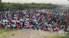 Thousands of Haitian migrants are sleeping under a Texas bridge in squalid conditions awaiting Border Patrol action