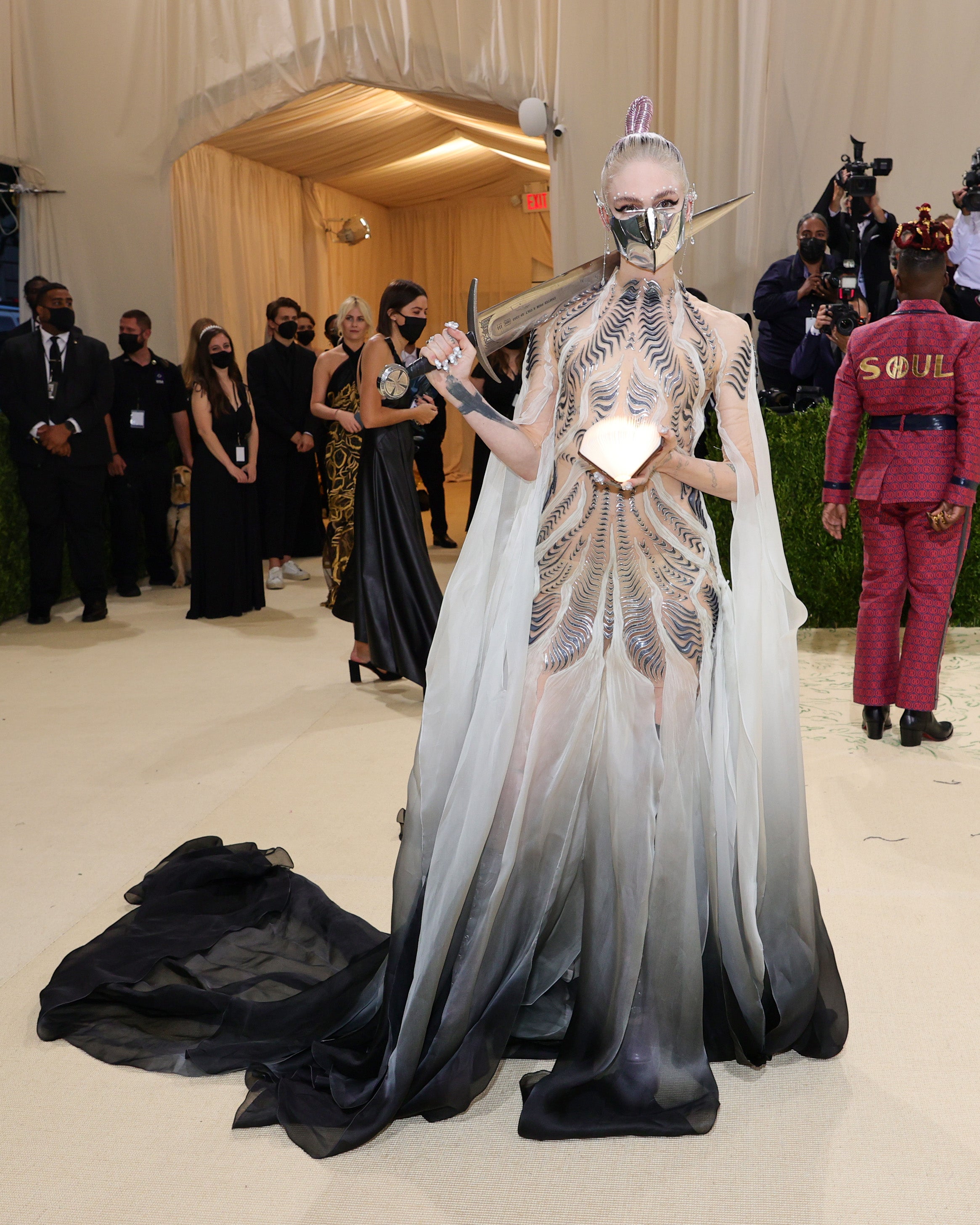 Grimes at the 2021 Met Gala